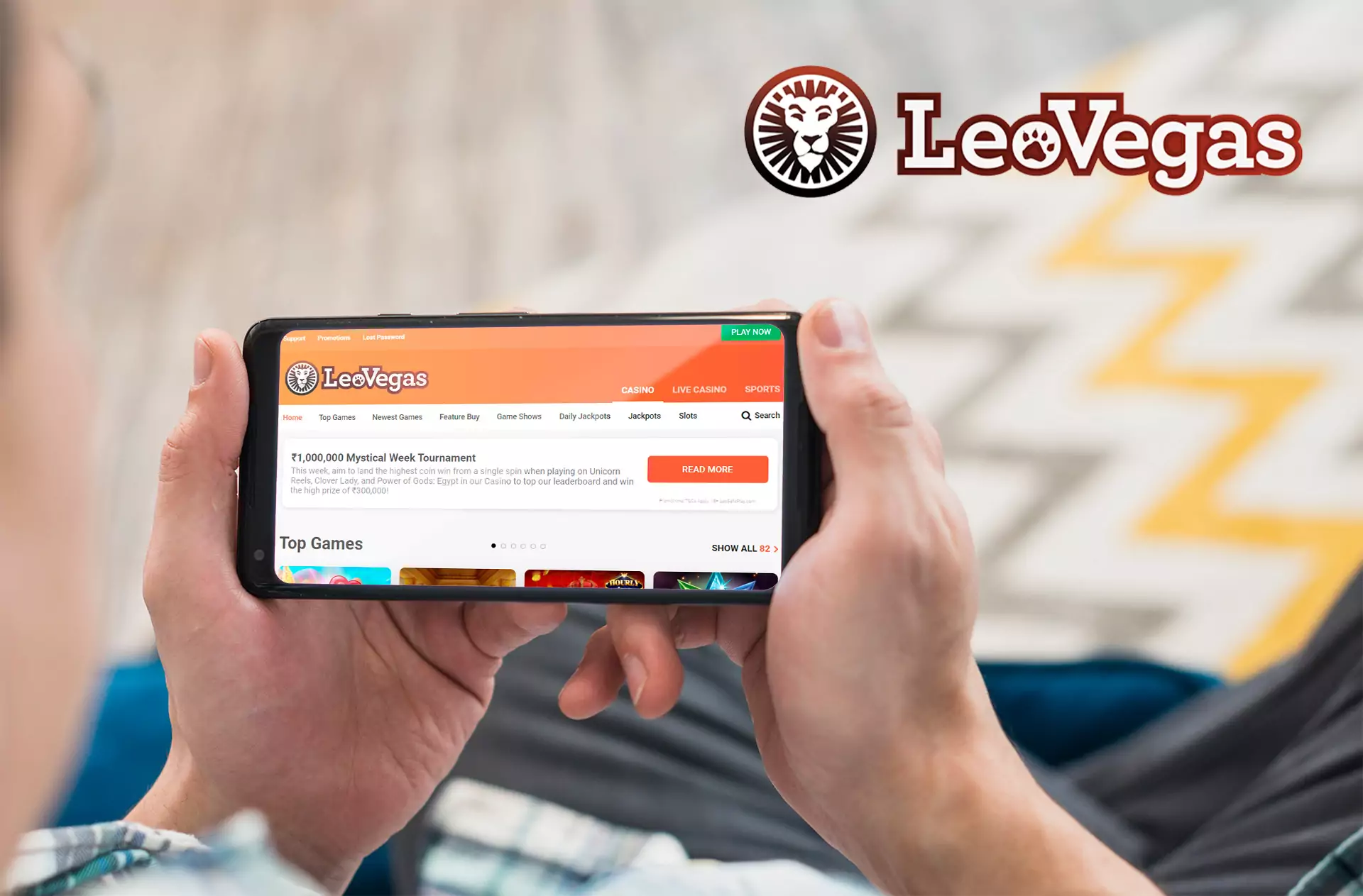 LeoVegas has a great mobile app that allows betting in IPL.