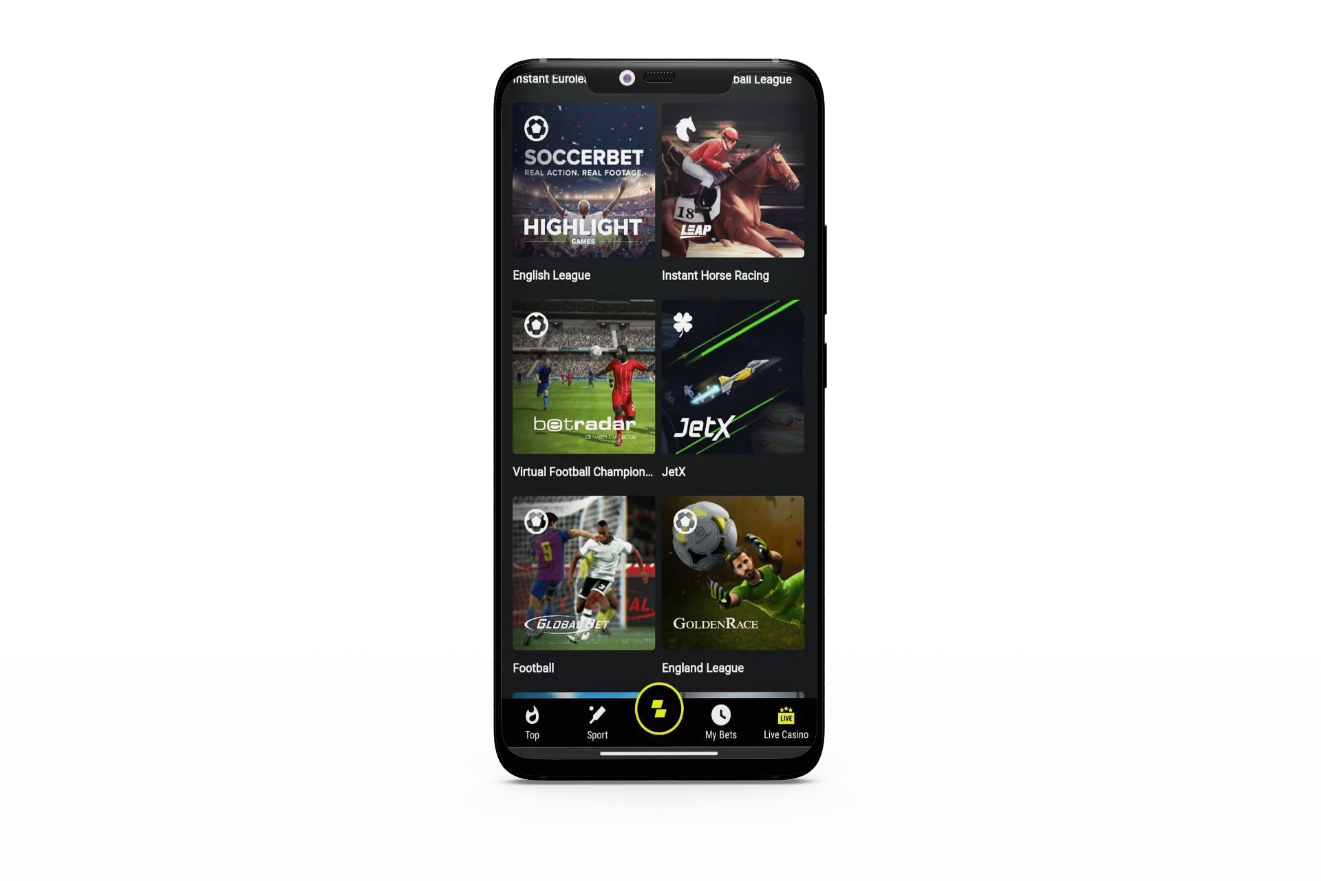 Also, you can bet on cybersport in Parimatch app: Dota, CS:GO, League of Legends and others.