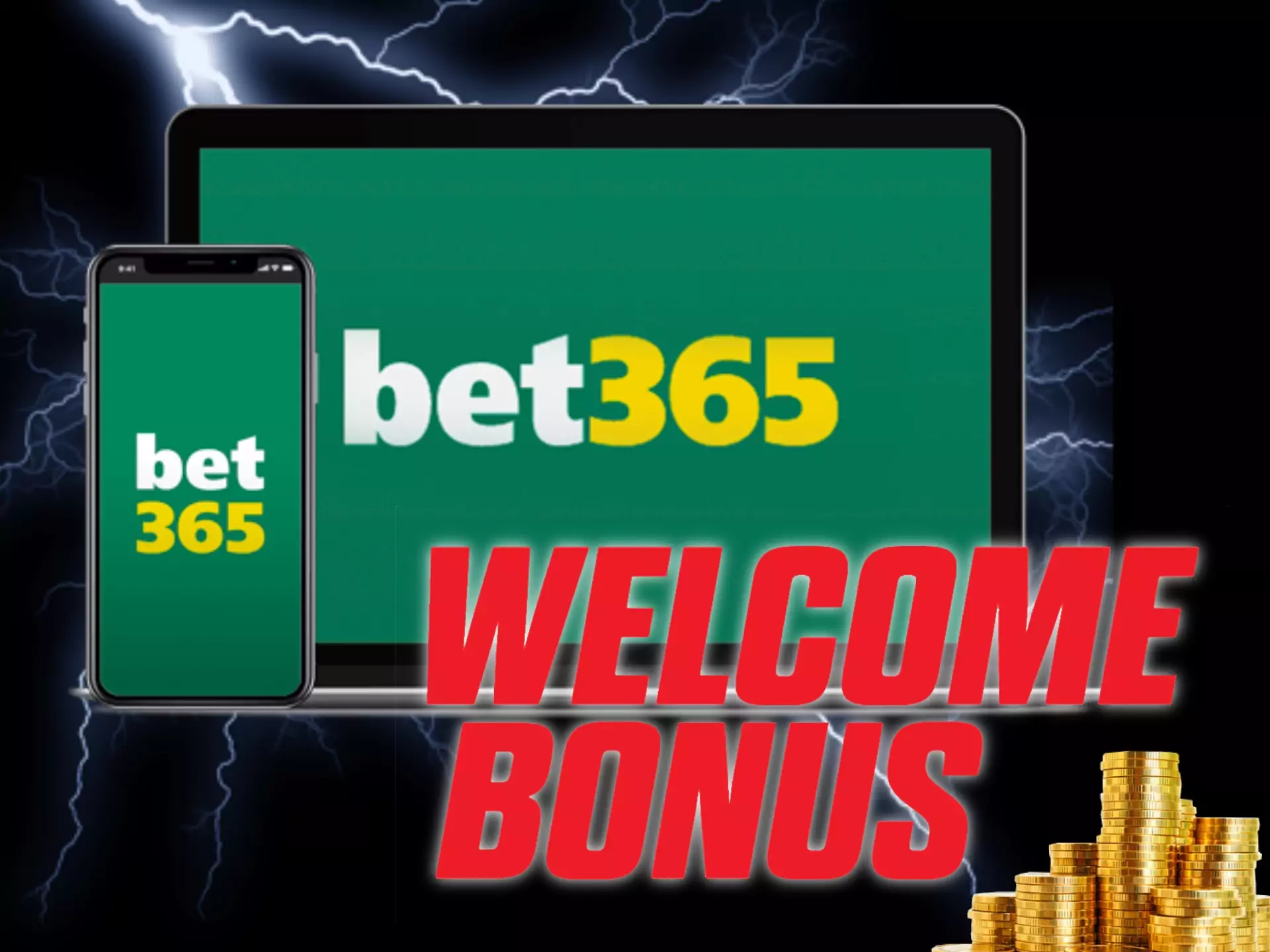 Make your first deposit at bet365 and get your welcome bonus on betting.