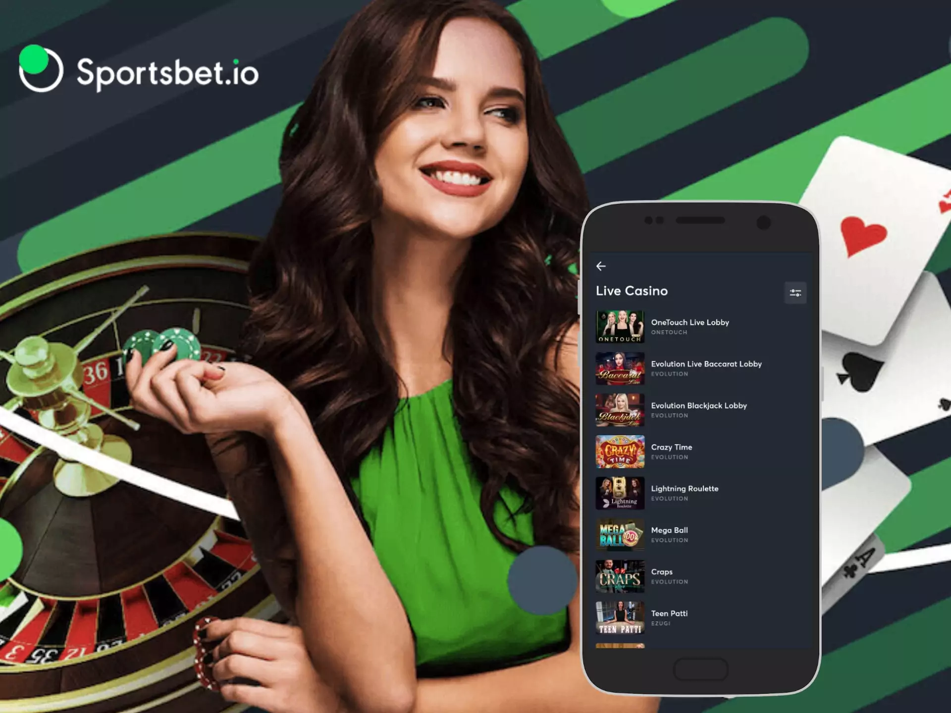 Try ro win a real dealer in live casino games.