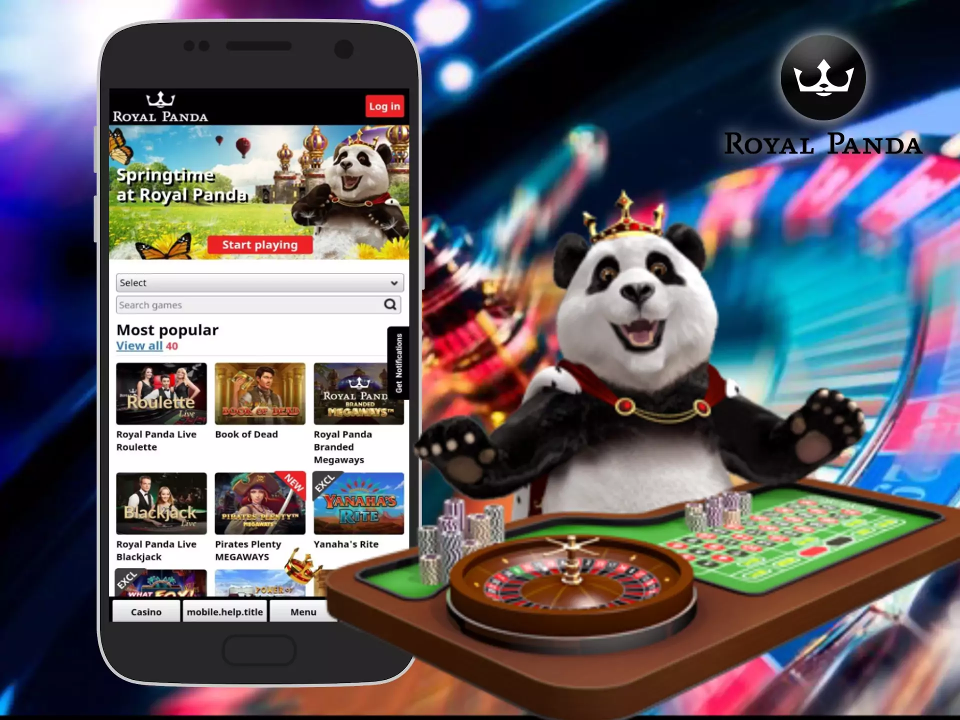 You can use a mobile version instead of Royal Panda app, if you do not want to download any software.