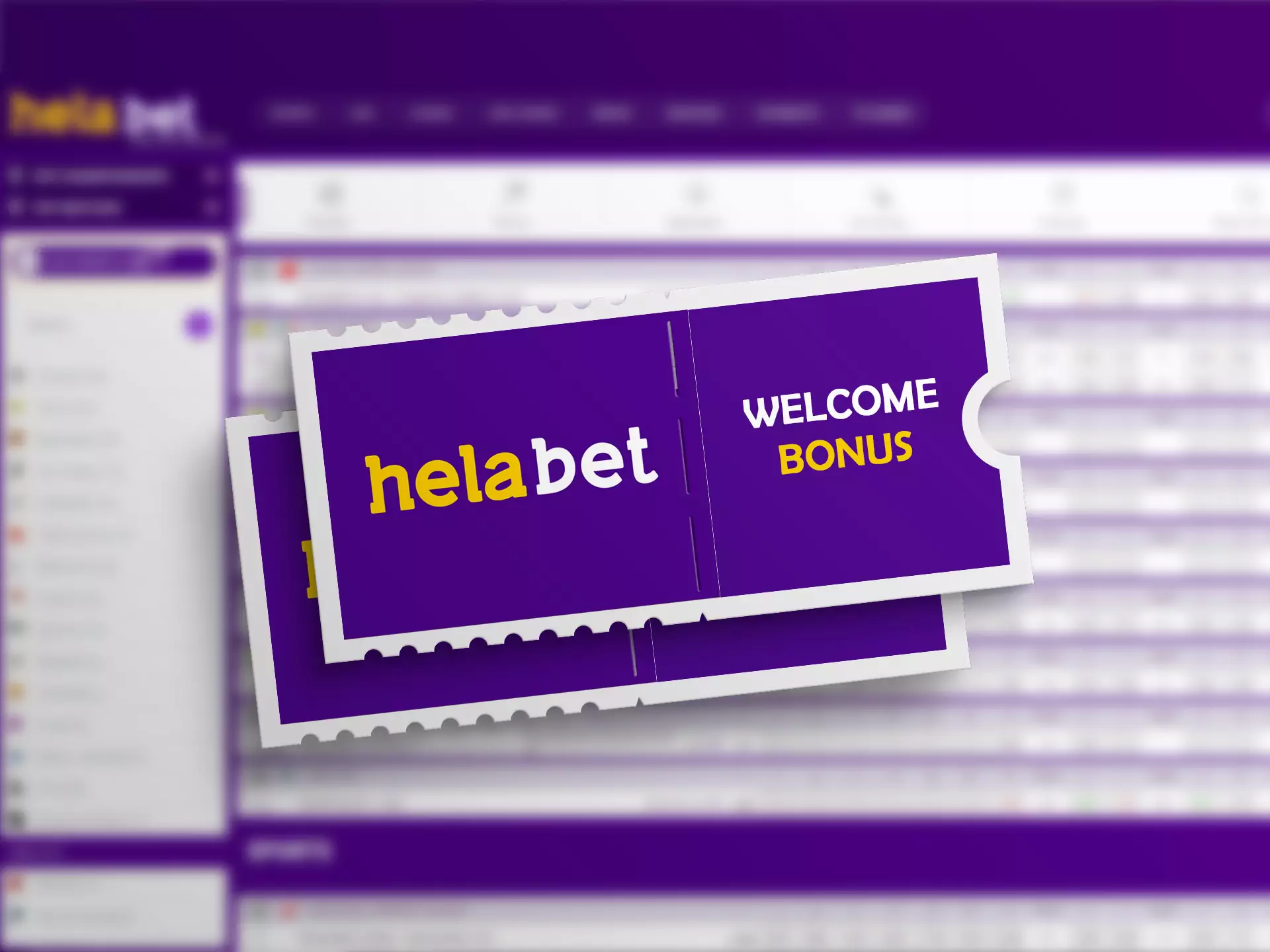 The first deposit bonus is given to all new Helabet users.