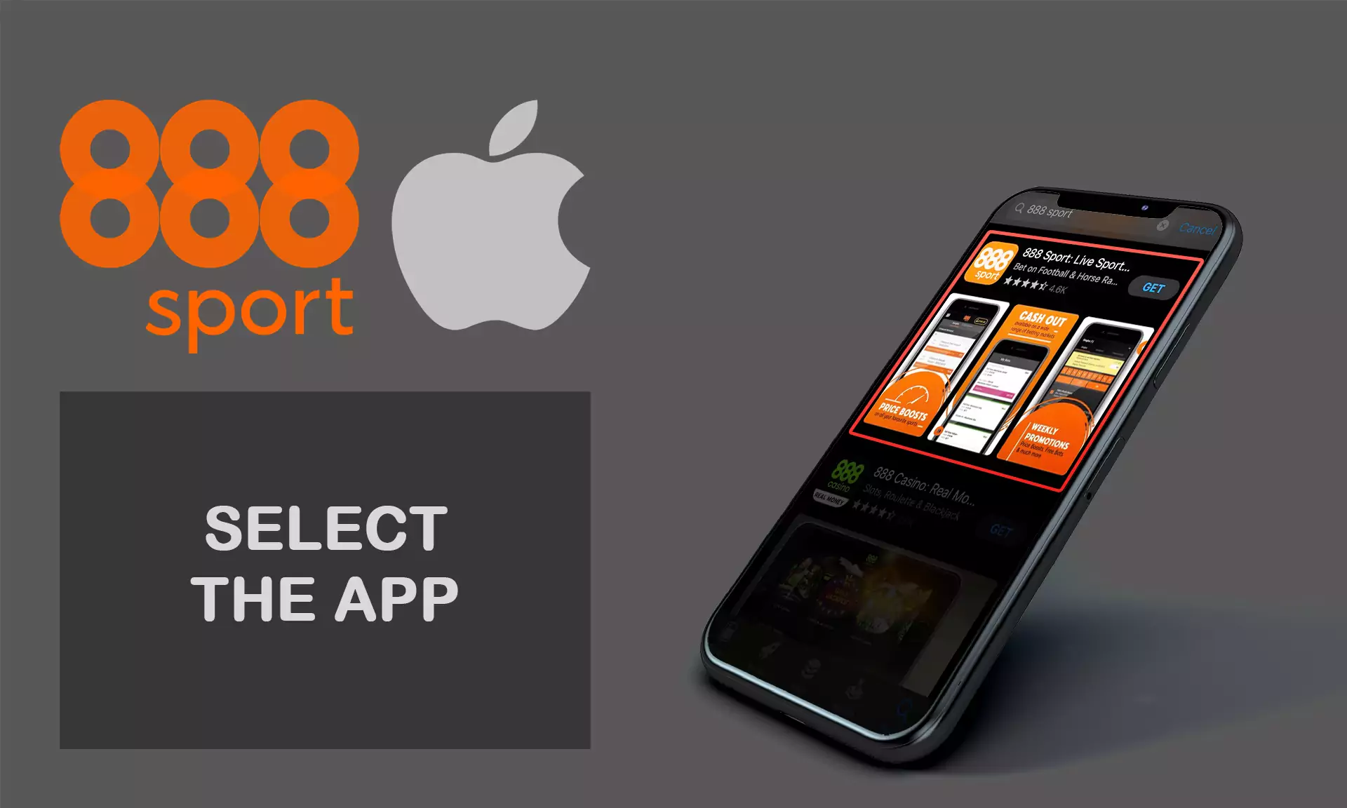 Select the right app from the list.