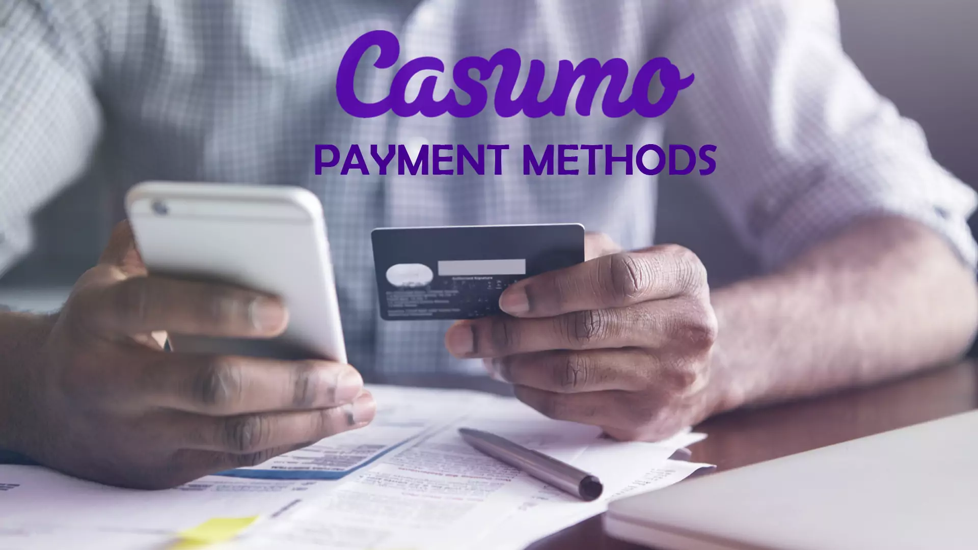 Casumo accepts deposits made with all of the popular payment methods.