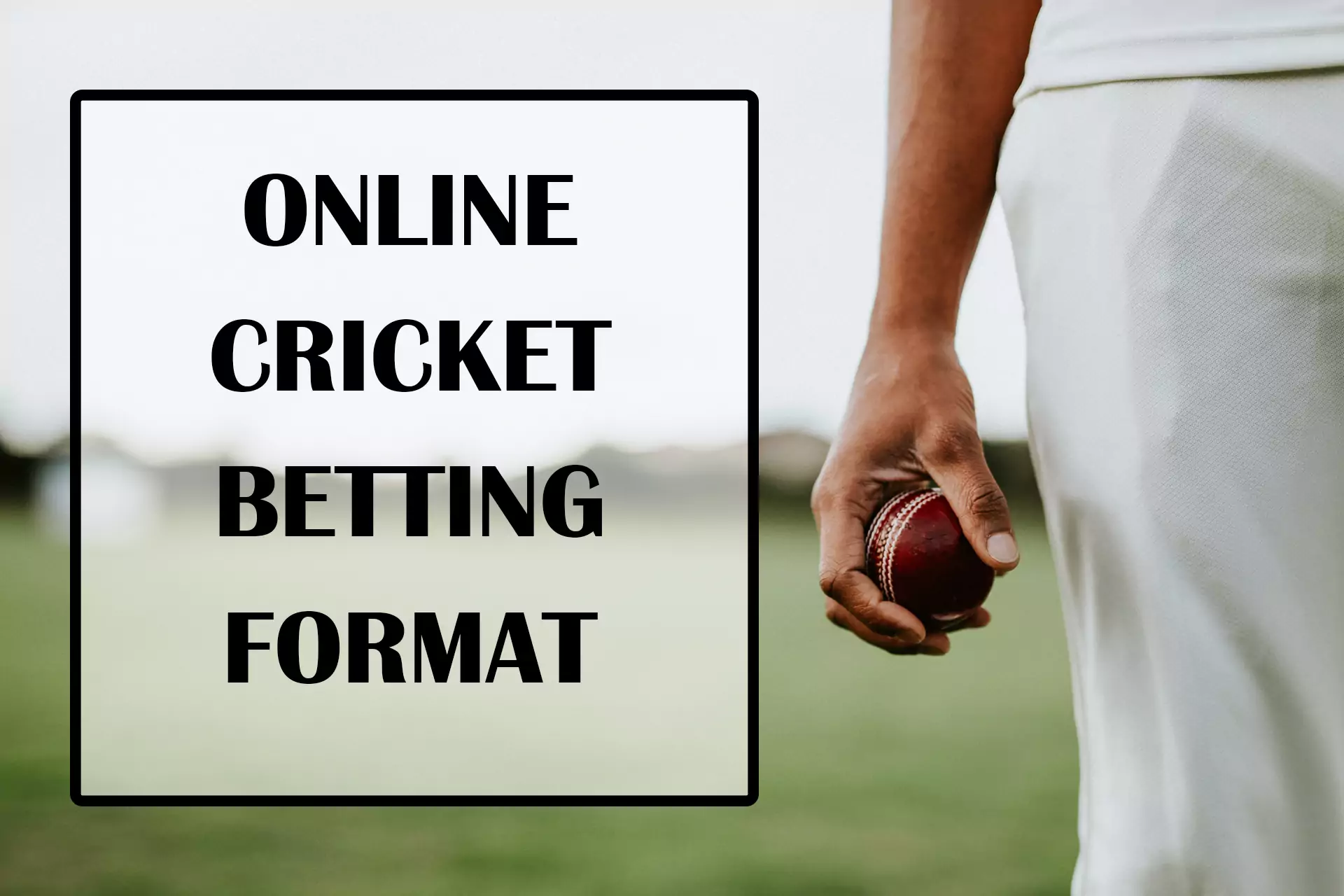 Bookmakers offer many formats of online cricket betting in India.
