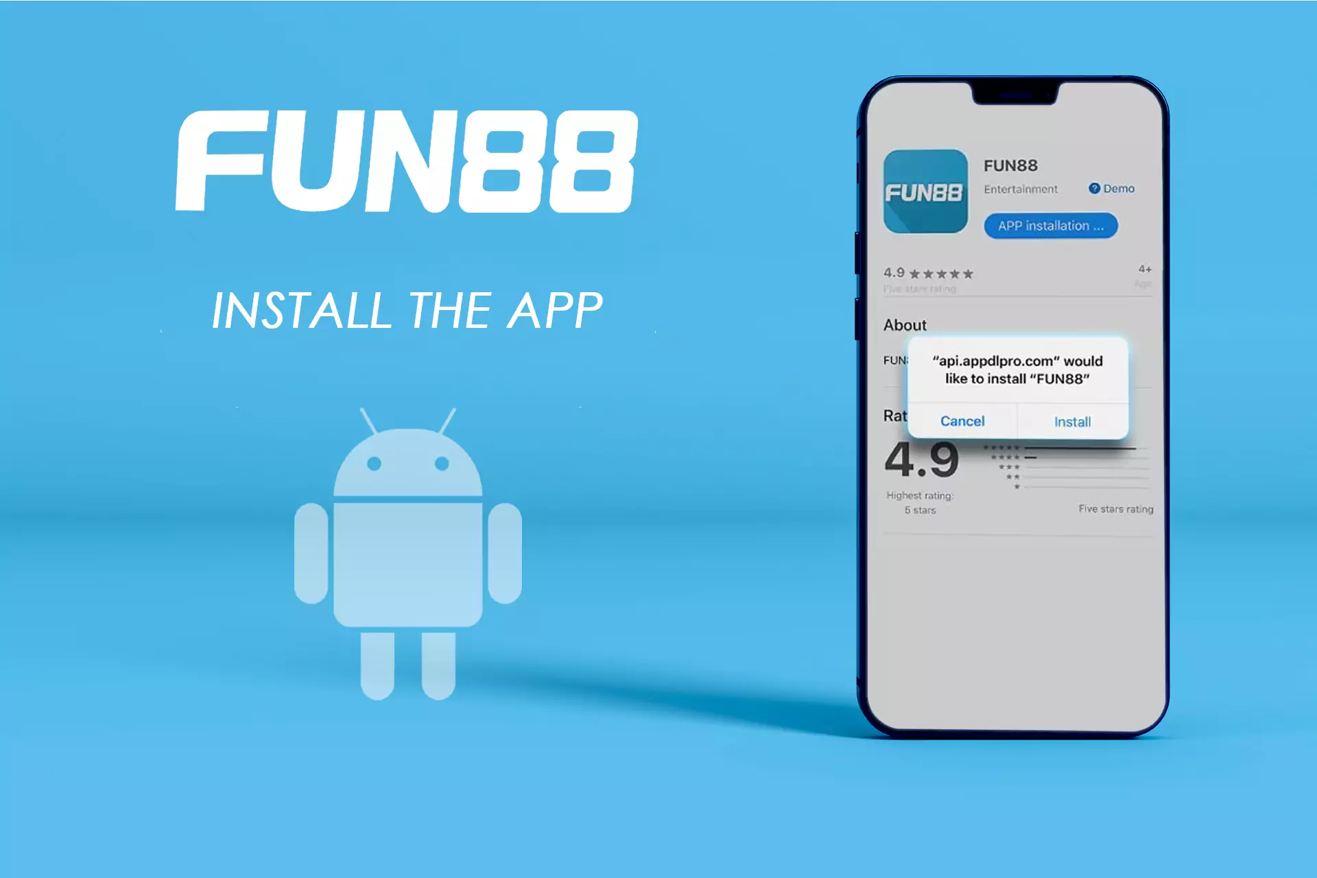 Run the apk file and install the application.