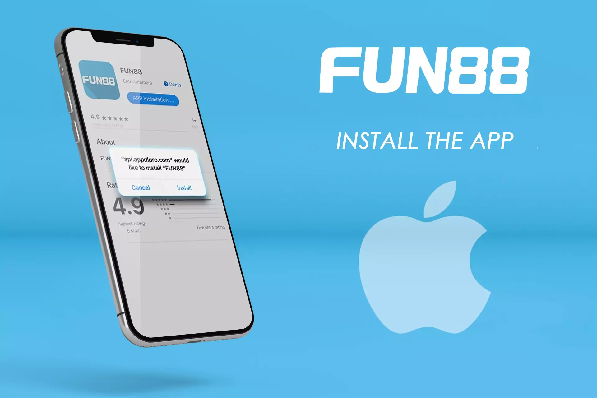 Install the app version for iOS and run it.