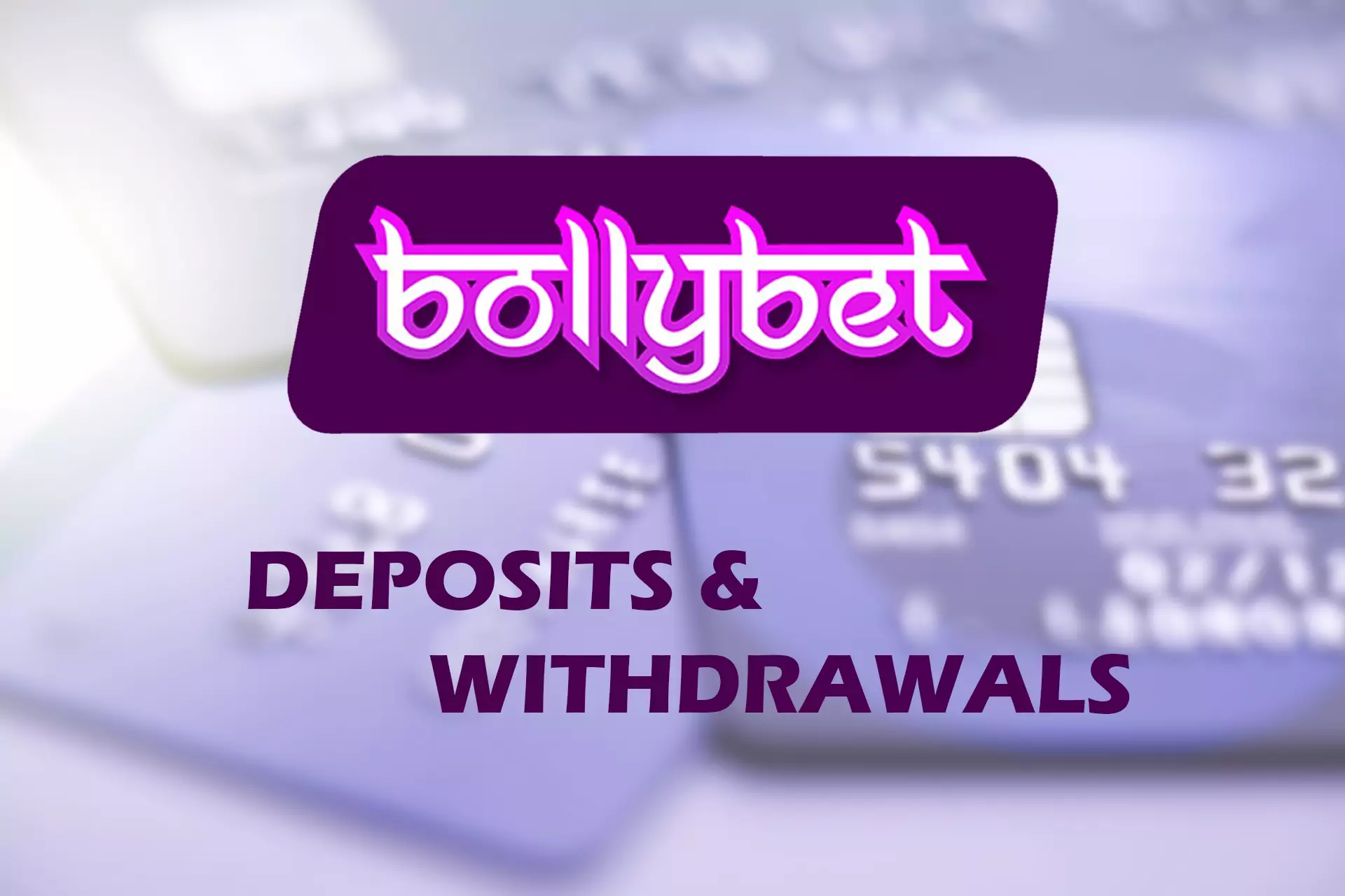 Make a deposit before starting betting, and then you can withdraw your winning.
