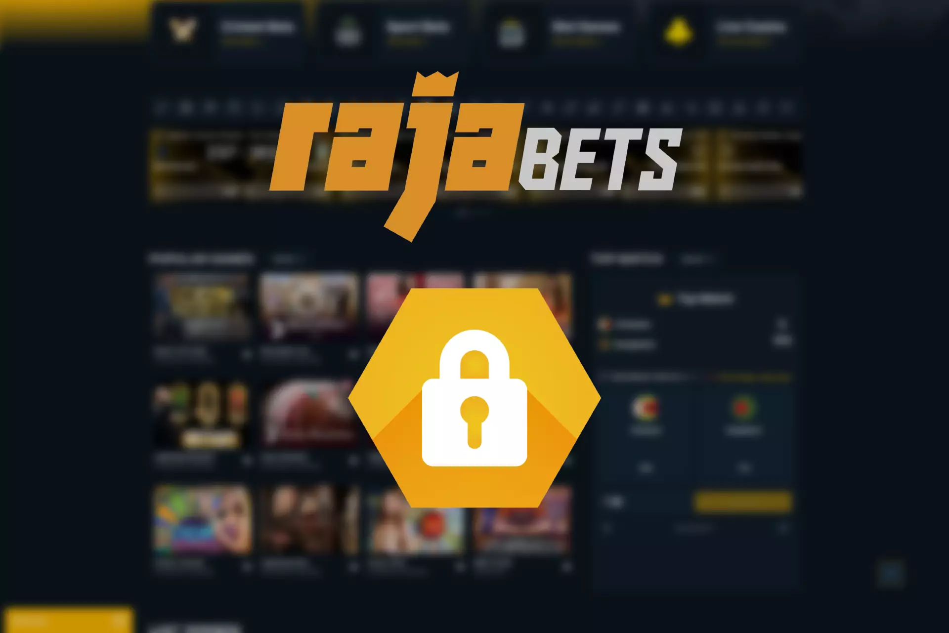 Rajabets एन्क्रिप्शन एल्गोरिदम का उपयोग करके अपने उपयोगकर्ताओं के व्यक्तिगत डेटा की सुरक्षा करता है।