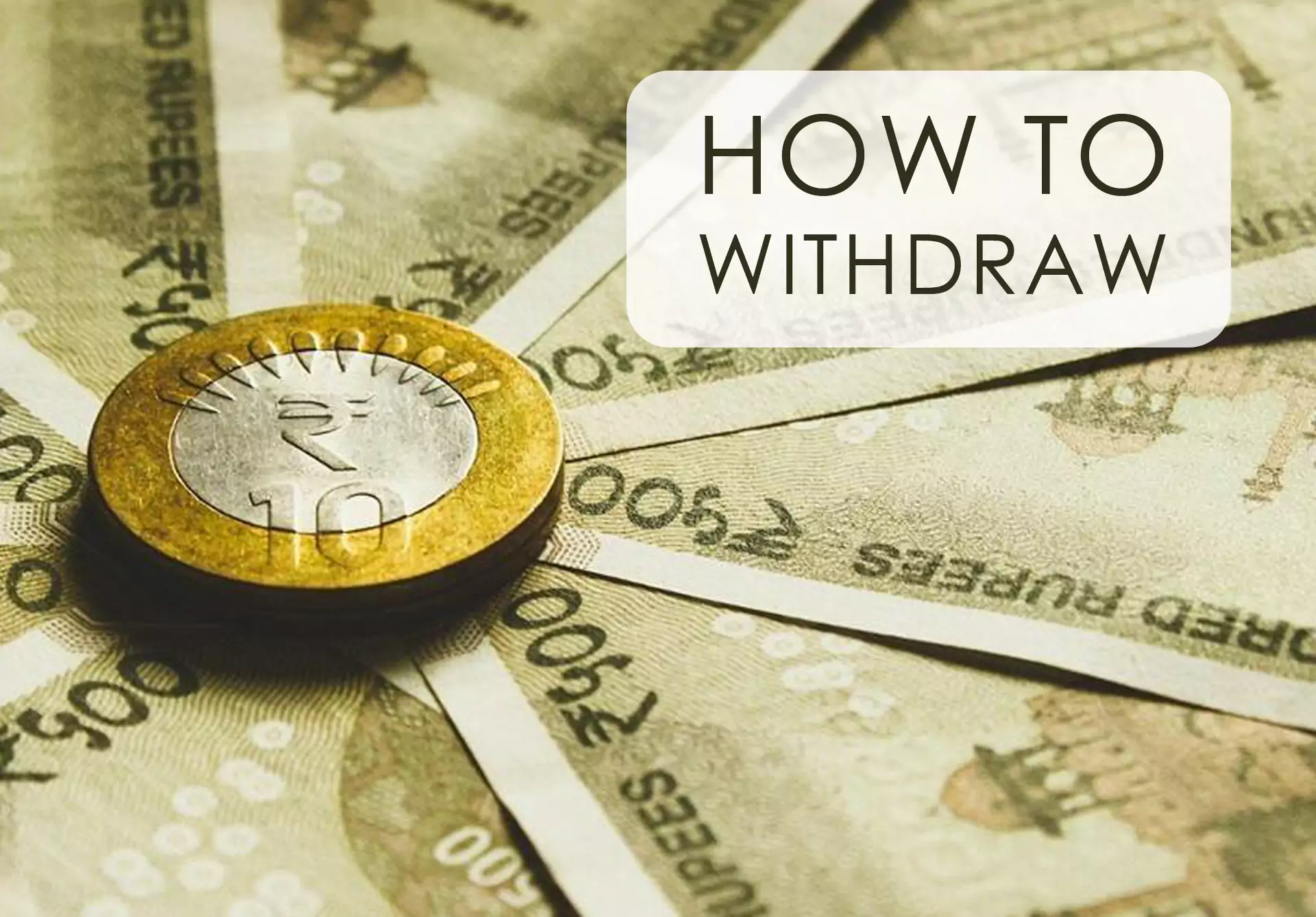 After your bet wins, withdraw money to any payment system you want.