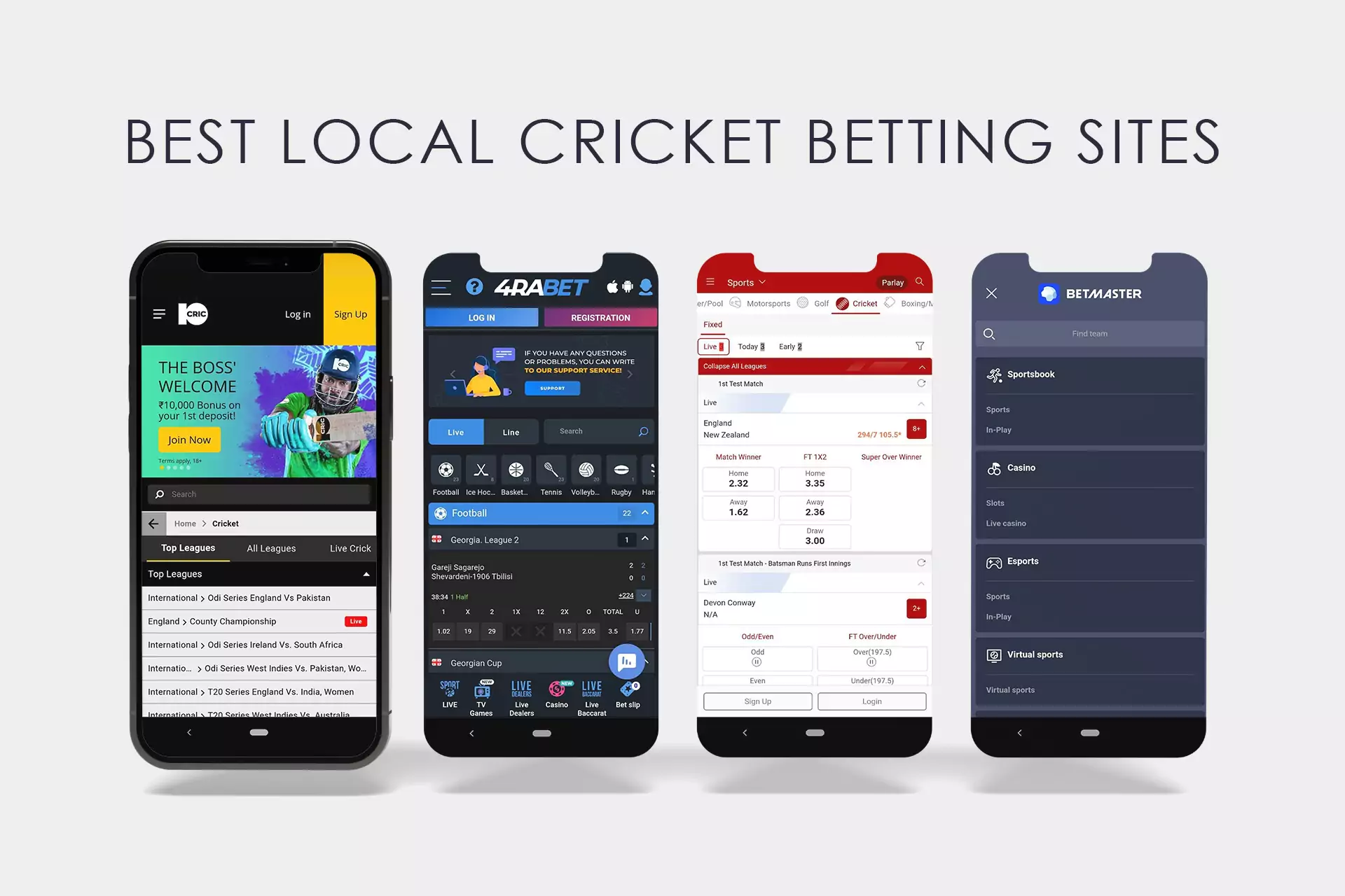 Our experts have highlighted the best local Indian betting sites.