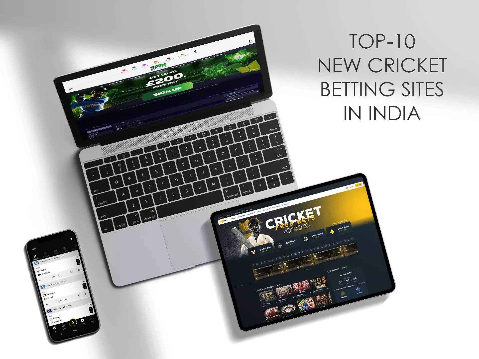 नई क्रिकेट सट्टेबाजी साइटों को हमेशा हमारे विशेषज्ञों द्वारा जांचा जाता है।