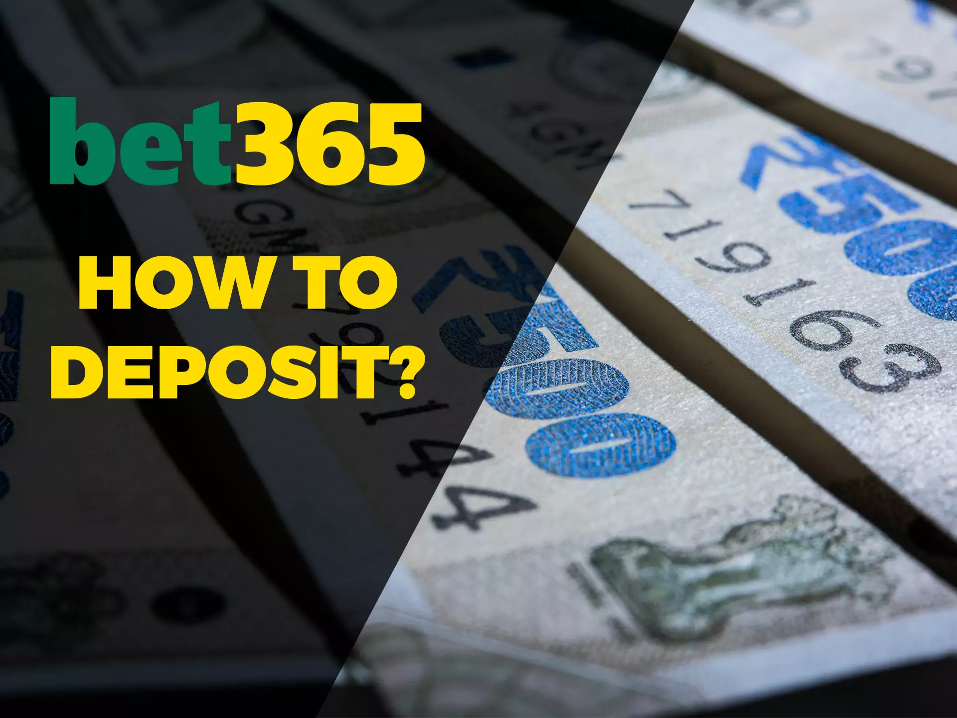 You can make deposit in rupees at Bet365.