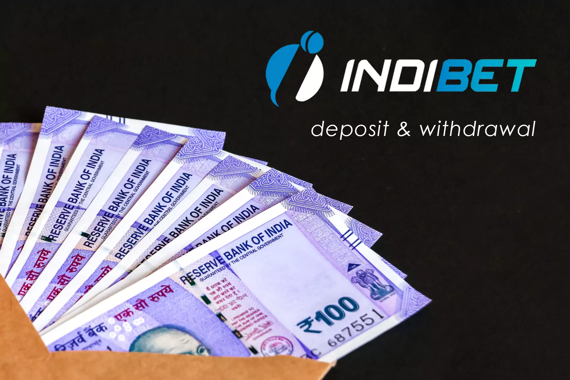 You can top up your account and withdraw funds from it in INR.