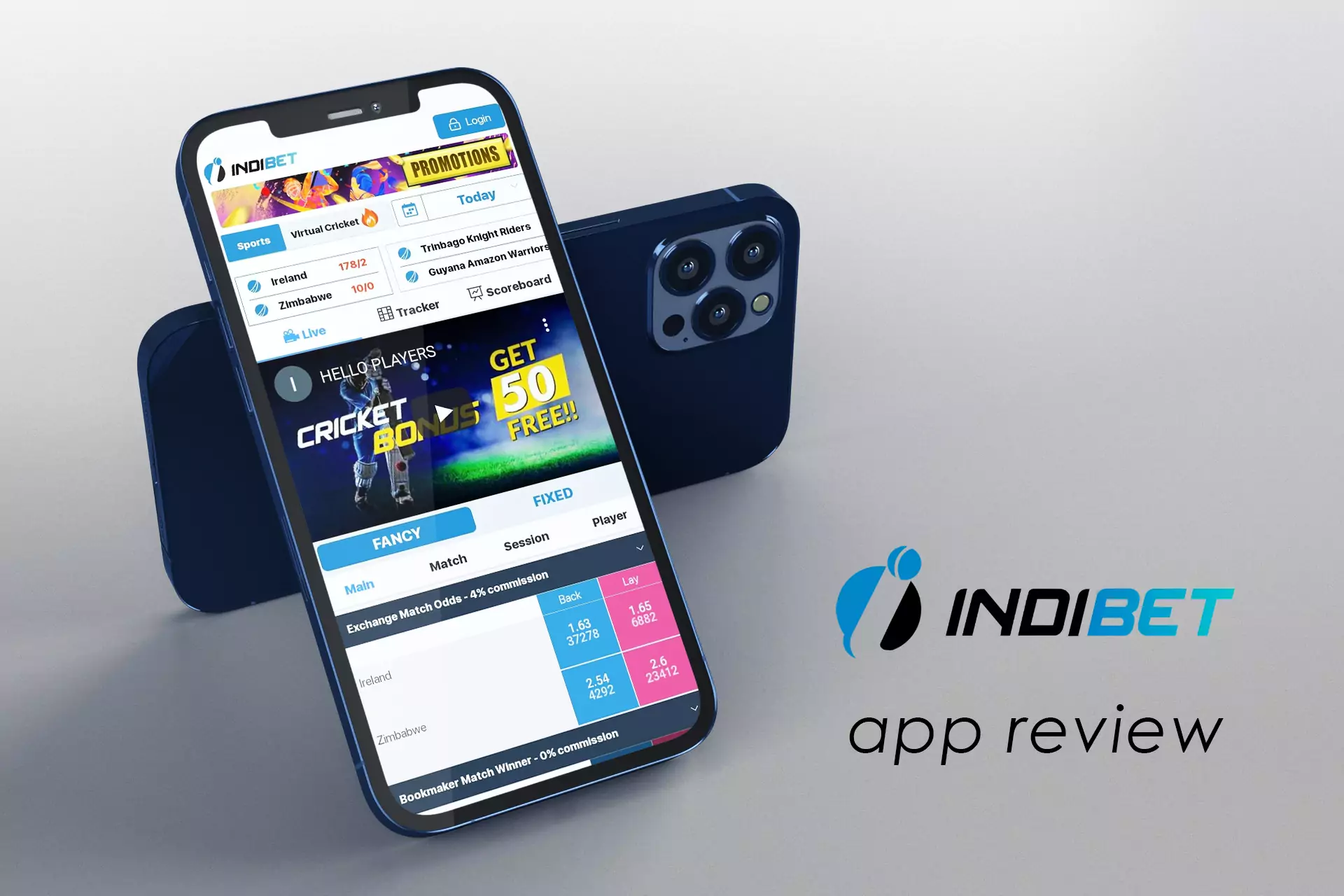 The Indibet app was presented to users in 2020.
