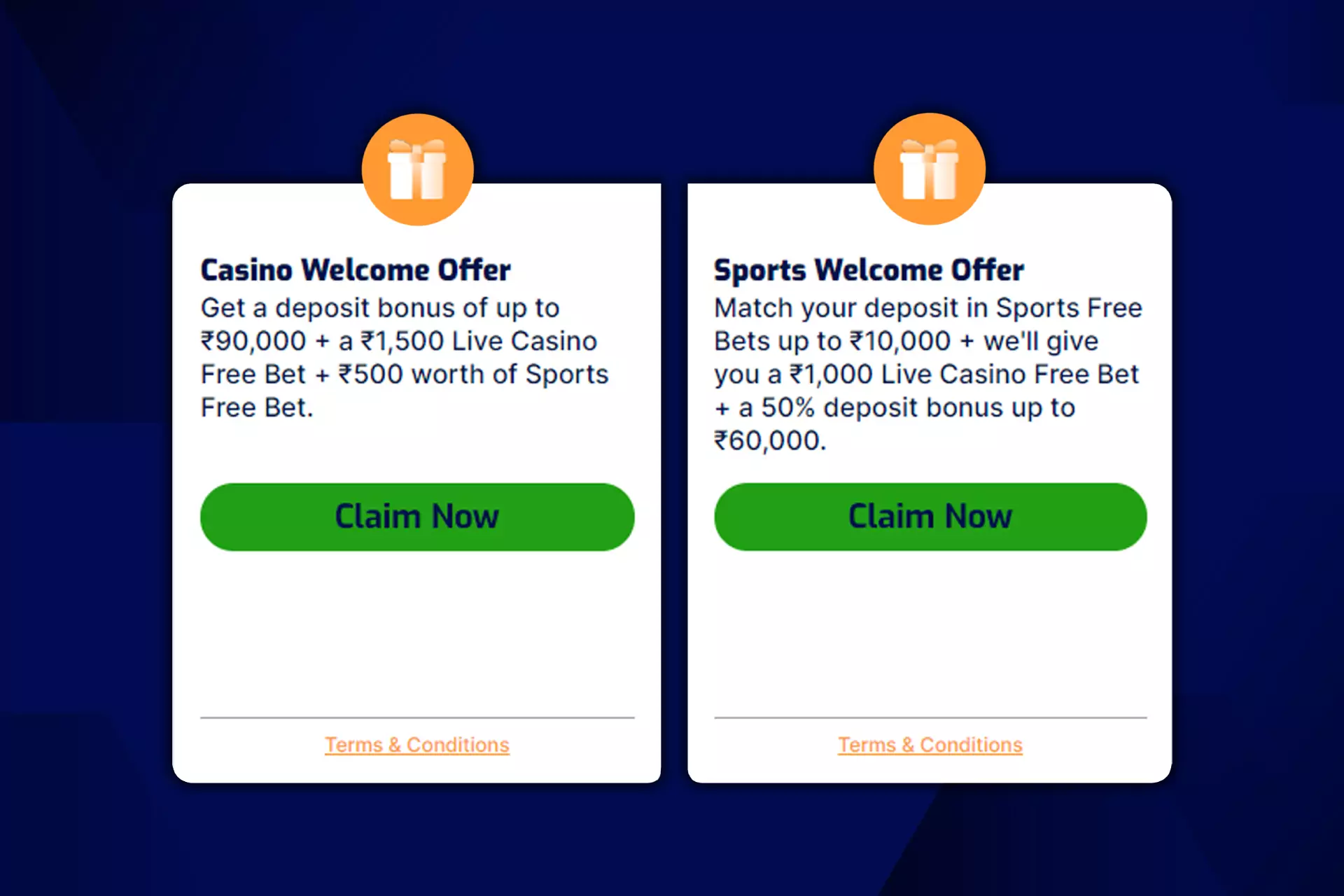 On the PureWin you can get the welcome bonus on casino games and sports betting.