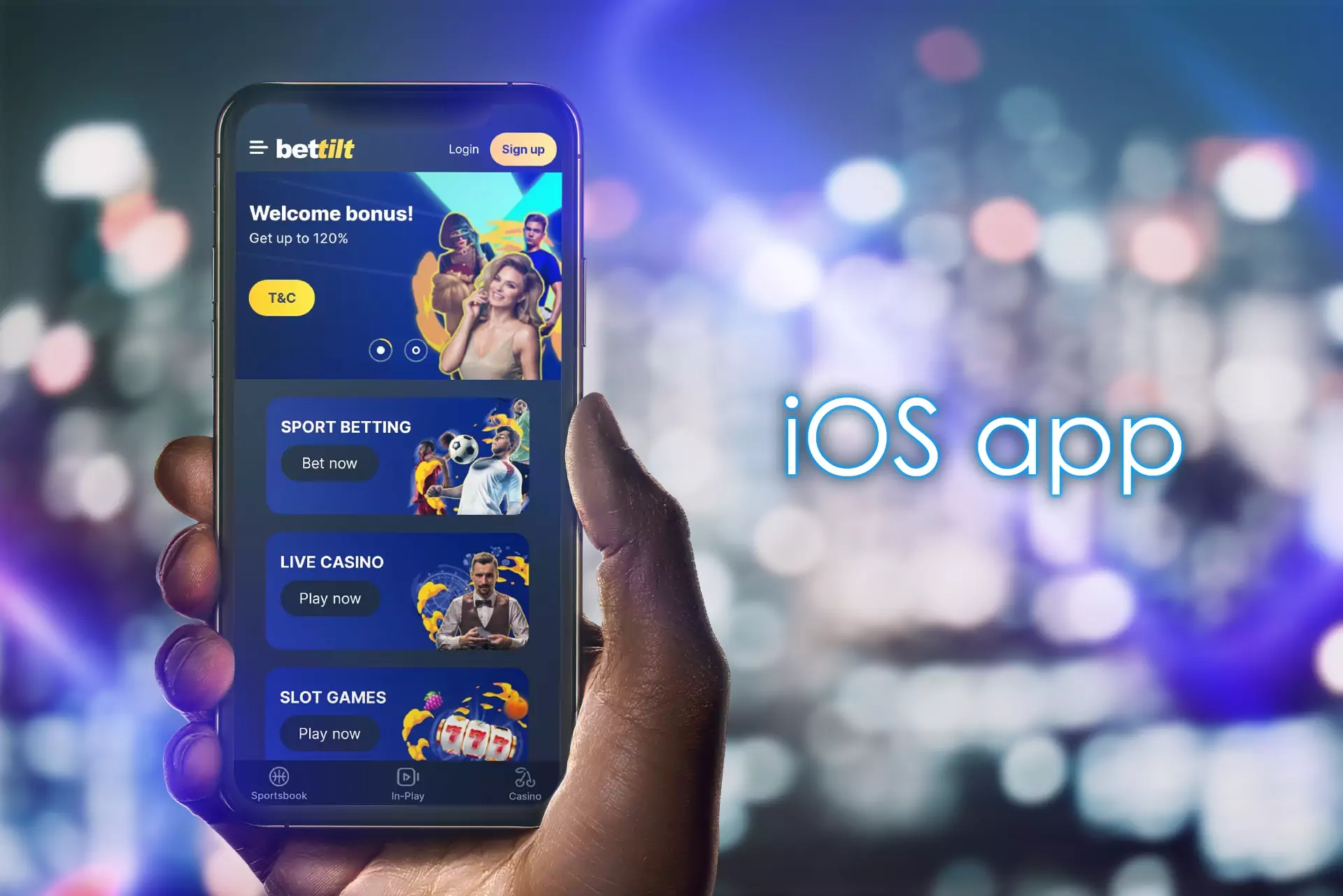 The Bettilt team also developed the app for iOS.