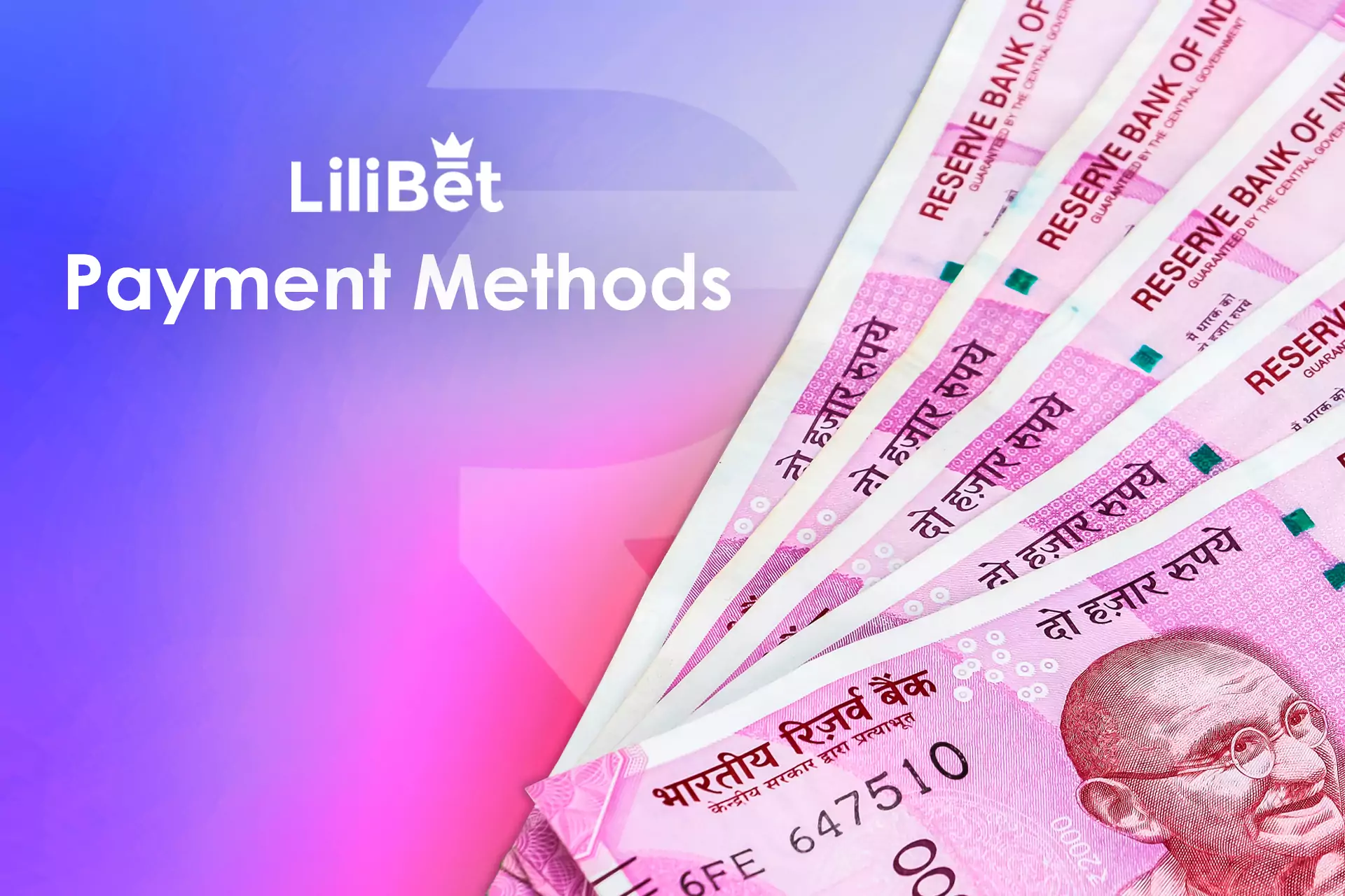 Before placing bets you have to top up your Lilibet account.