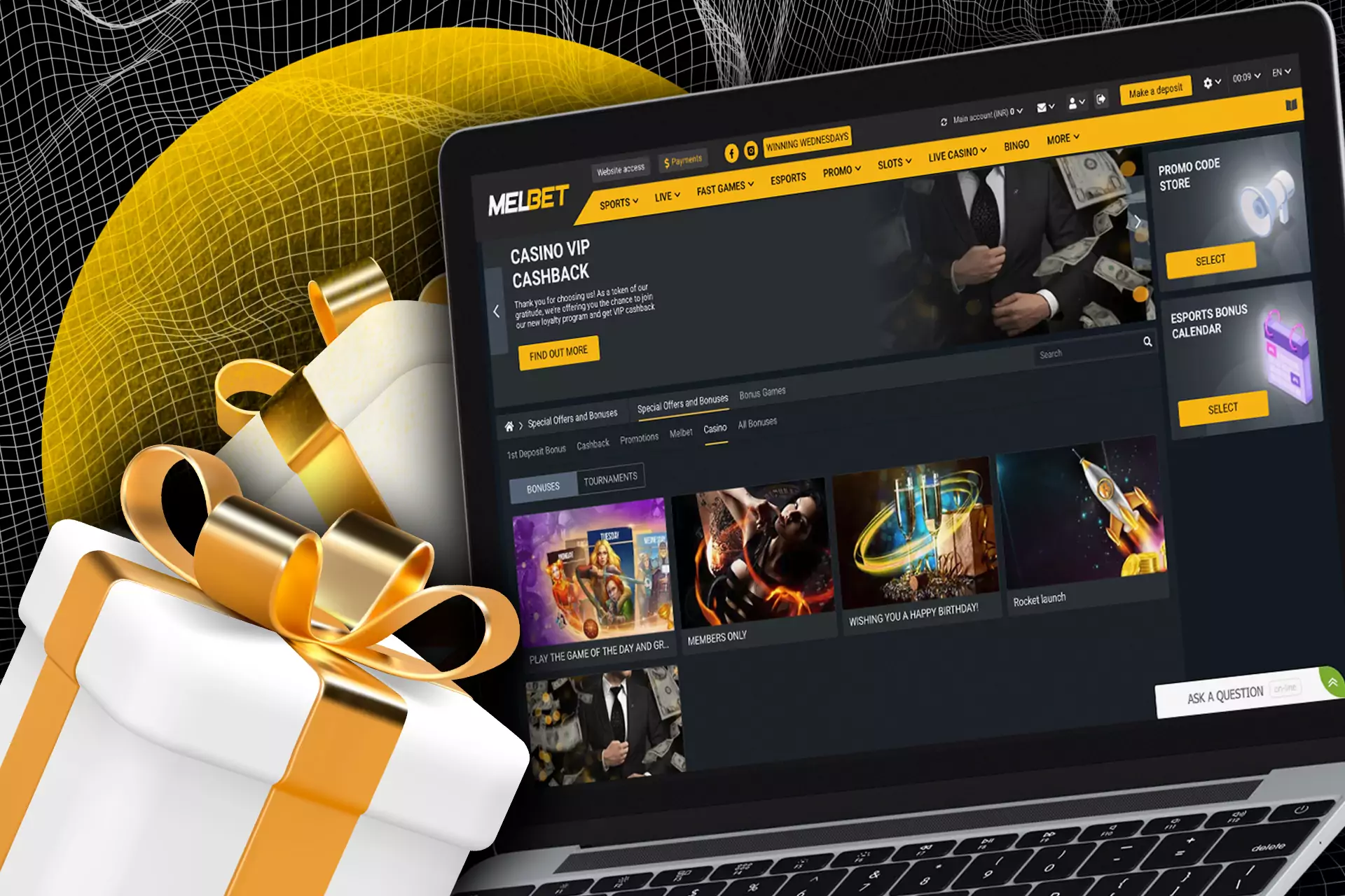 For new and old users there are lots of bonus offers at Melbet.