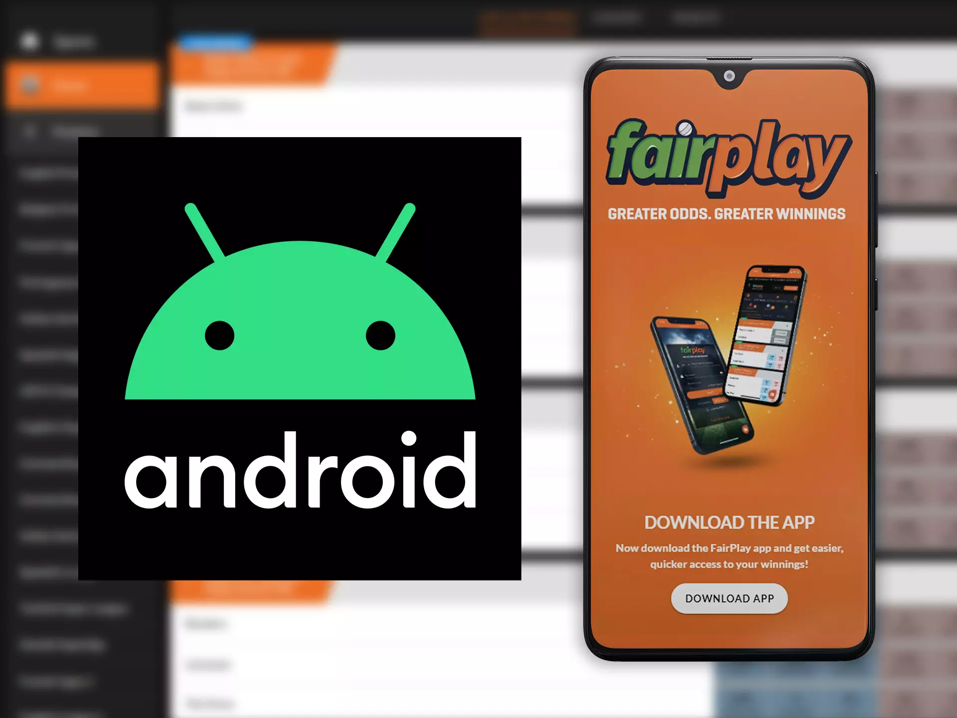 Follow the instructions to download and install the Fairplay app for Android.