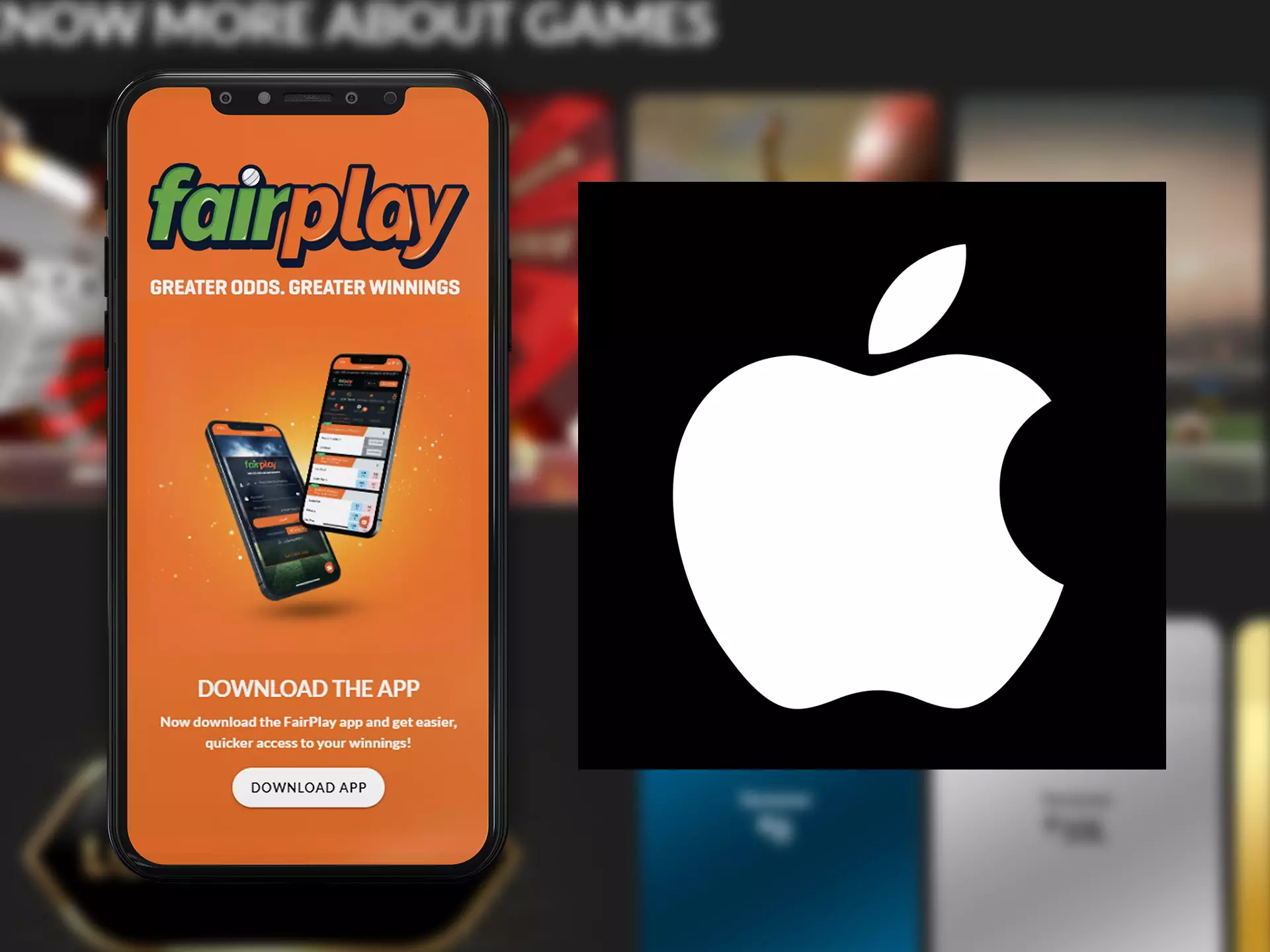 फेयरप्ले का एक मोबाइल संस्करण iOS उपयोगकर्ताओं के लिए उपलब्ध है।