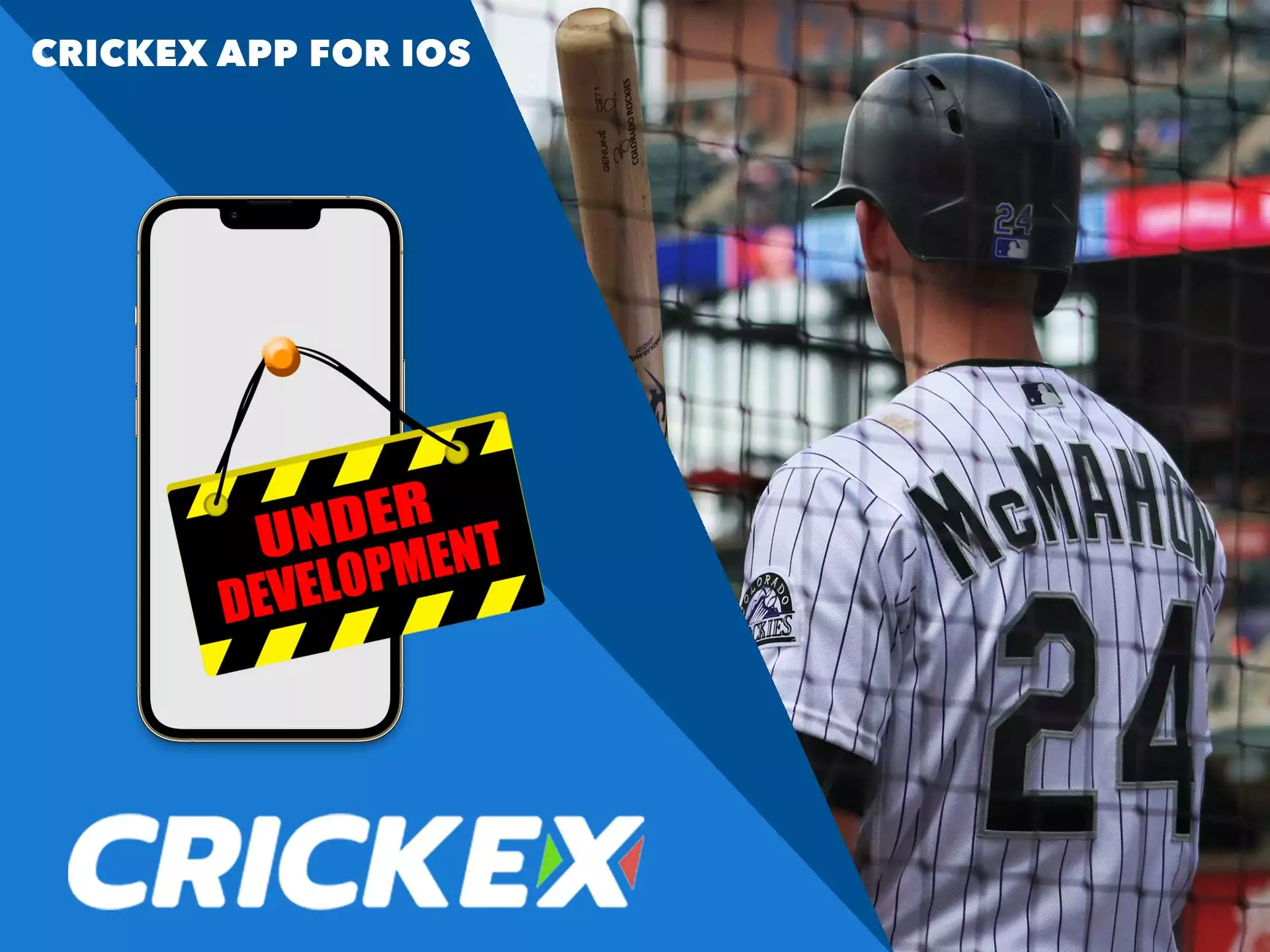 The Crickex app for iOS is in development.