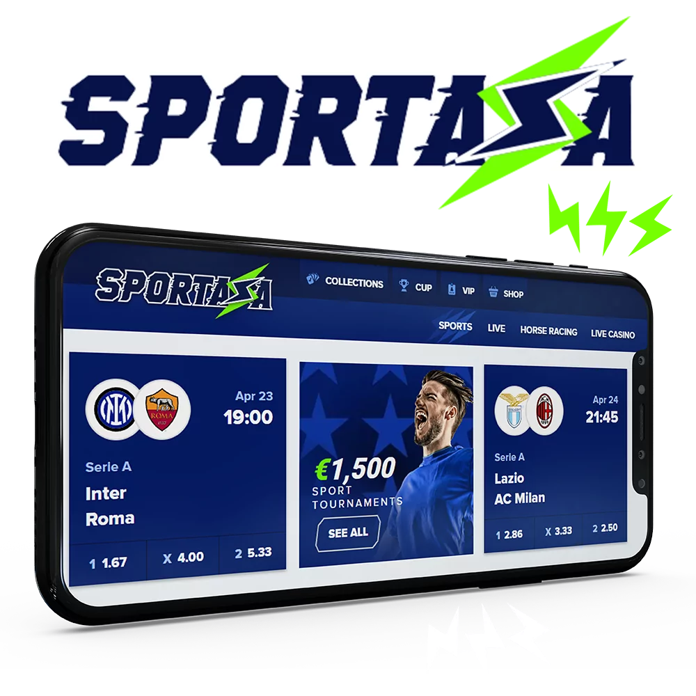 Bet with joy in Sportaza app.