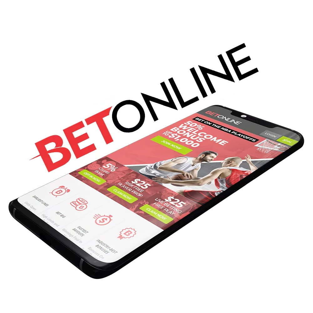 The official Betonline app is in development.