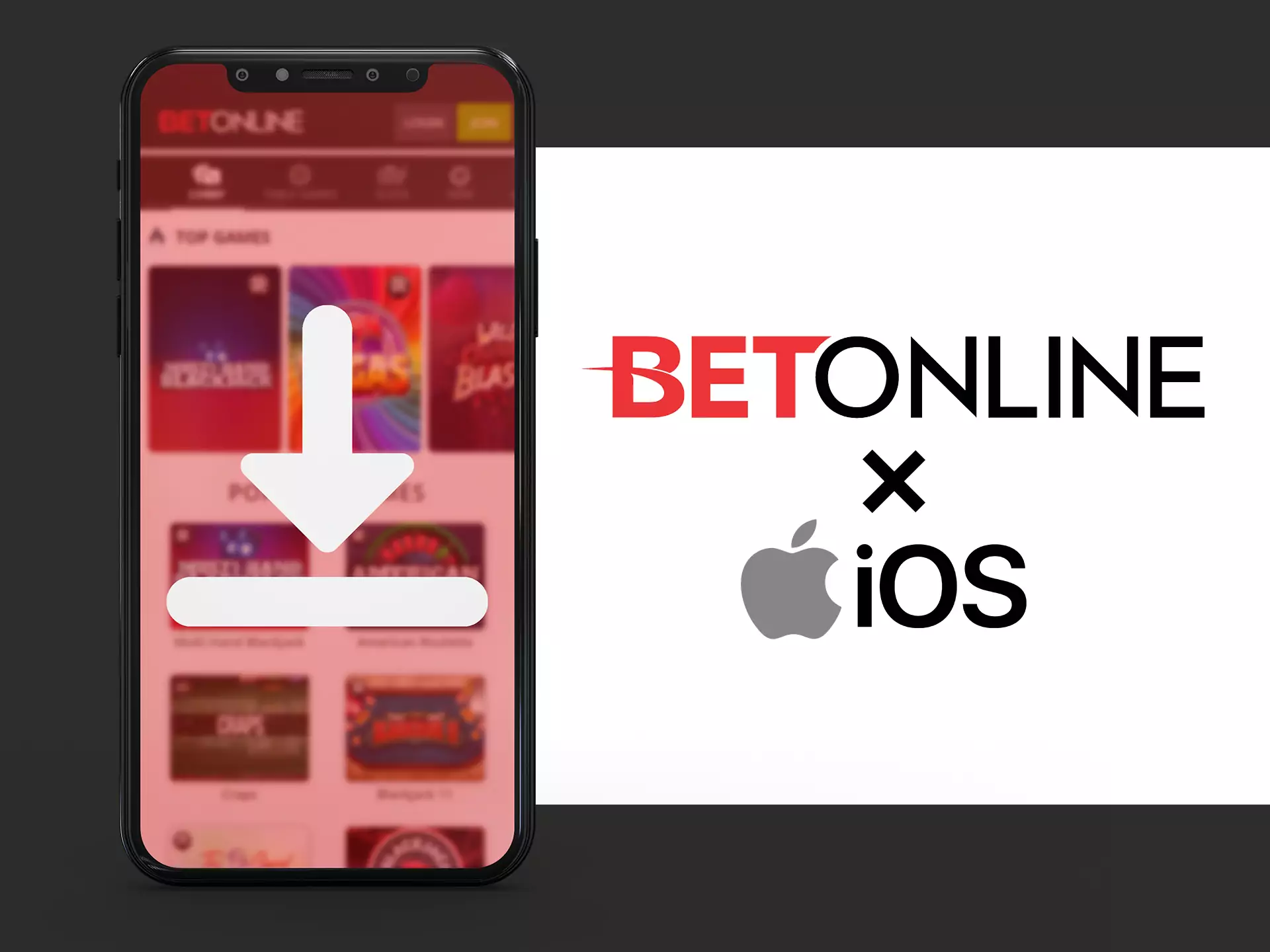 The Betonline app for iOS is in development.