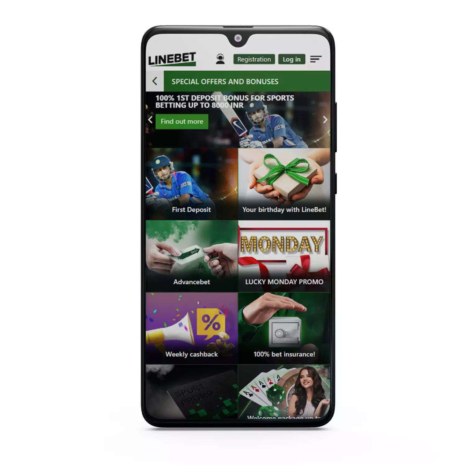 The Linebet application for Android and iOS is created for players from India.