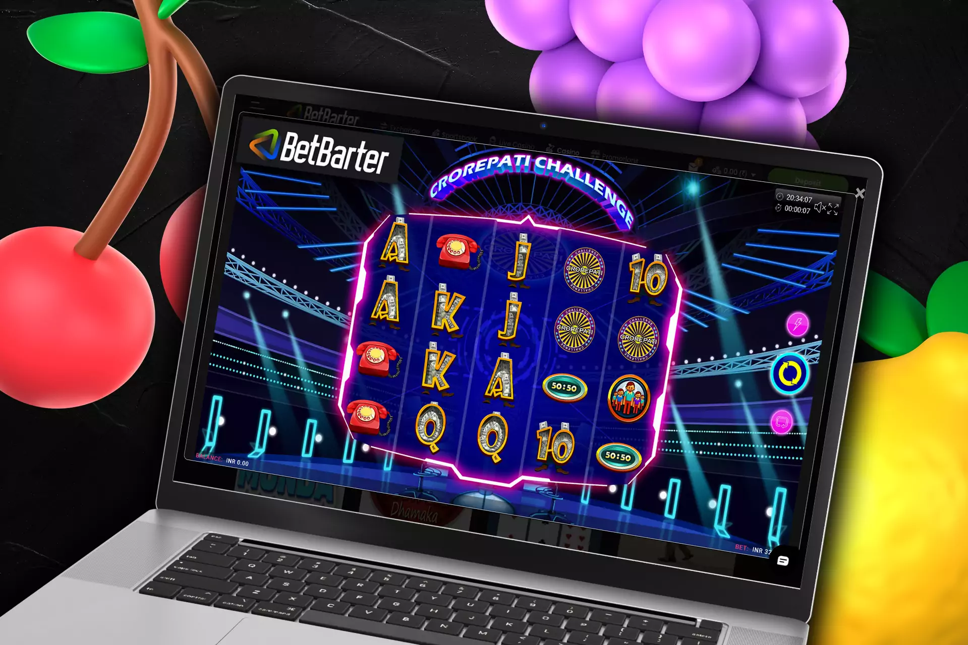 BetBarter supports 3D slots on the official site.