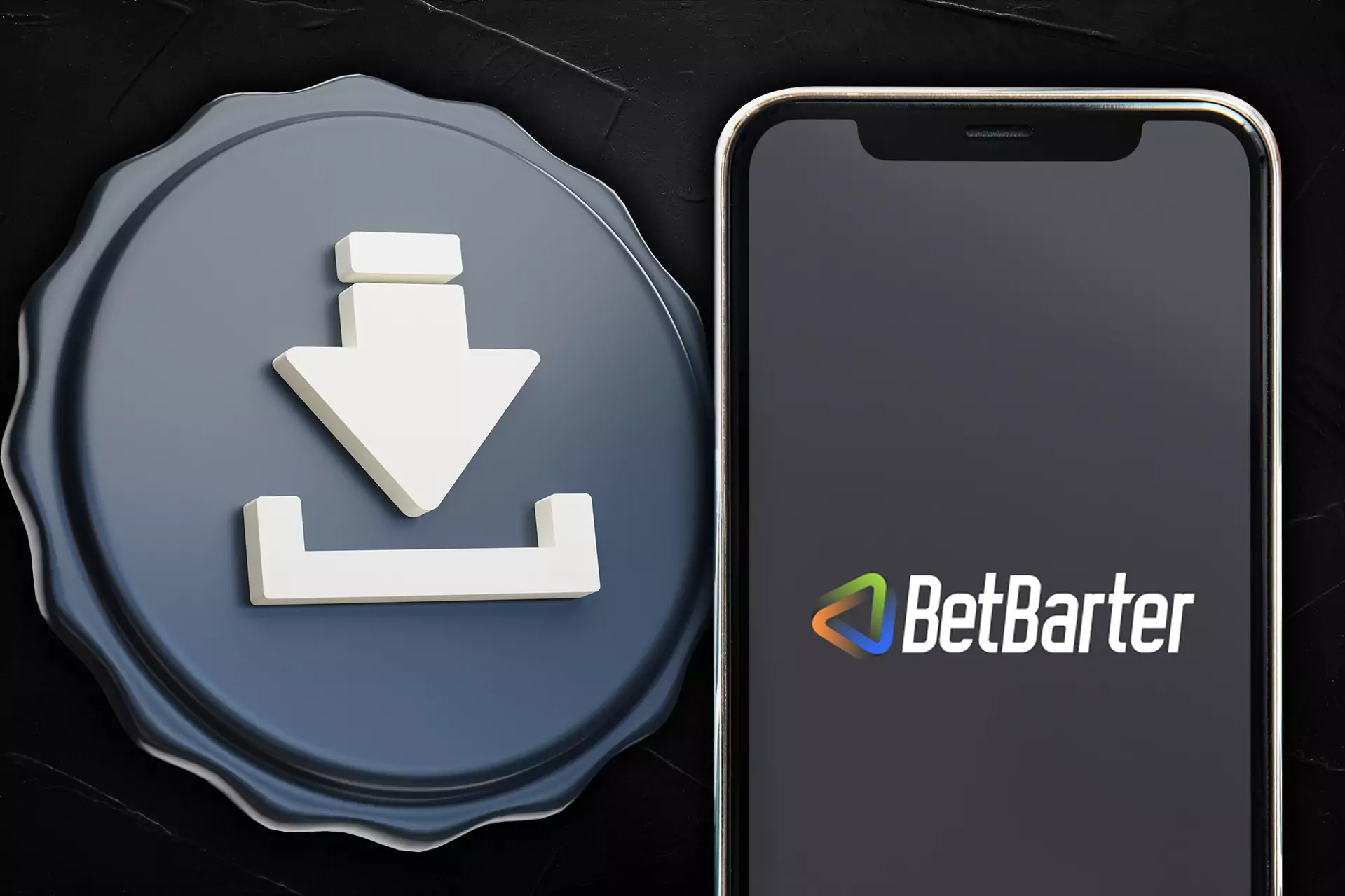 It takes a few minutes to install the Betbarter app.