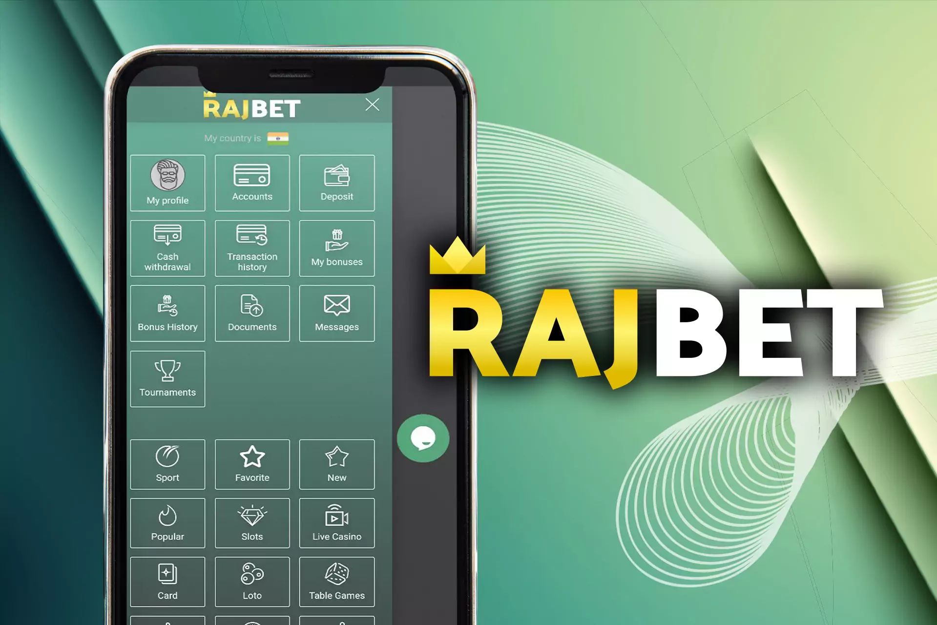 The Rajbet app is great for online sports betting.