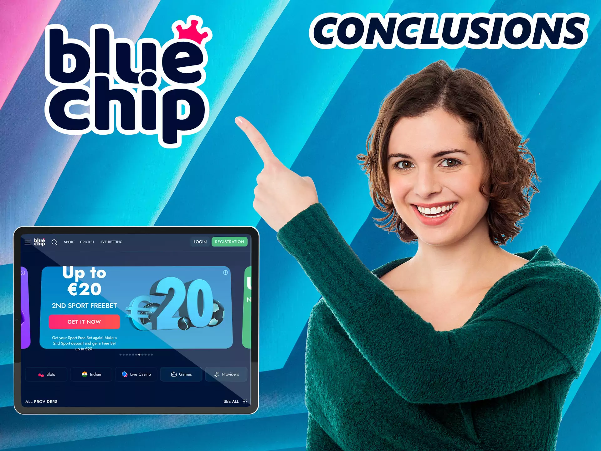 Bluechip is a reliable product, a convenient, secure application that allows you to place bets, it is worth a try for everyone.