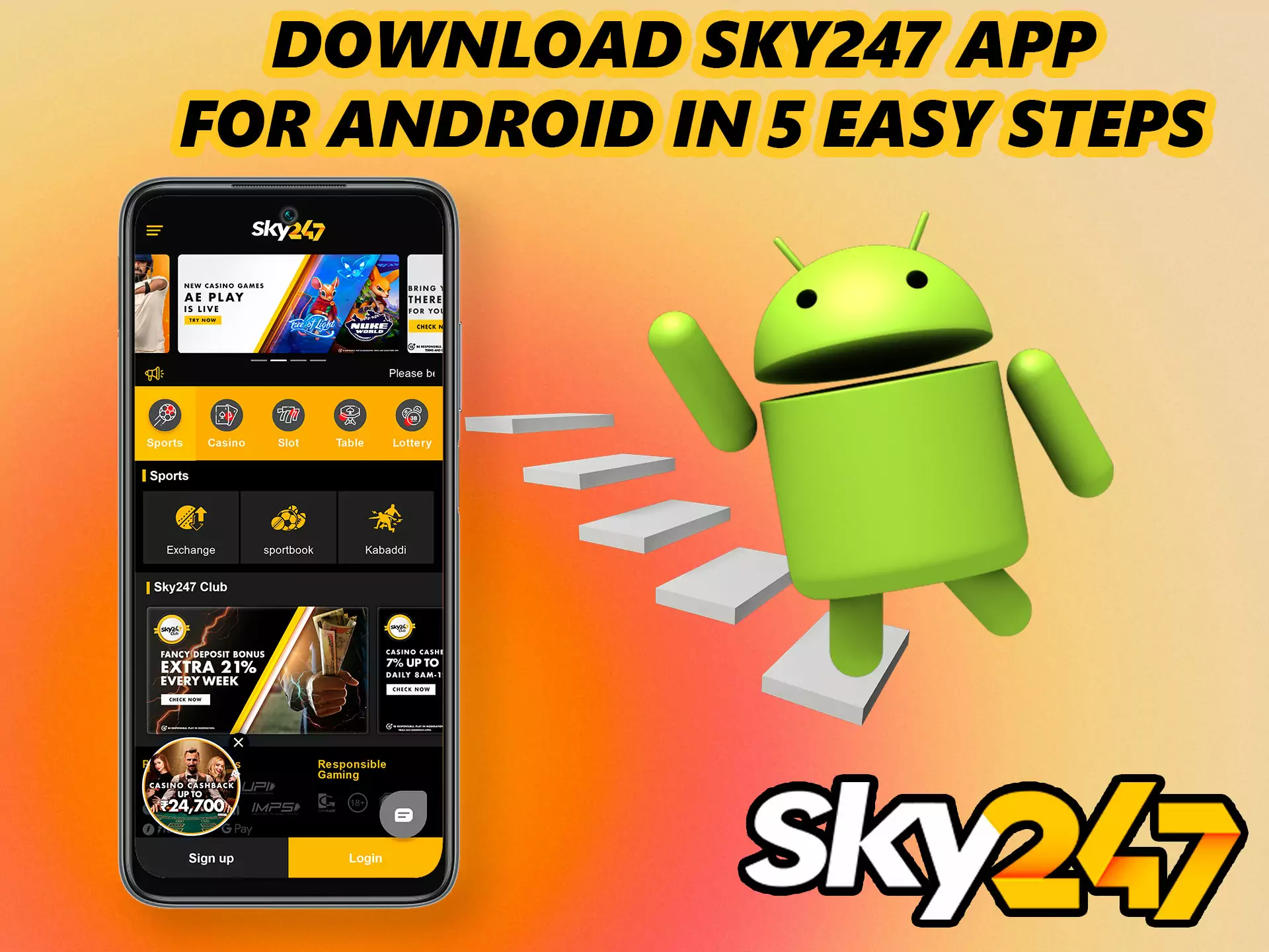 To get the application, you need an .apk file, you can get it on the official website.