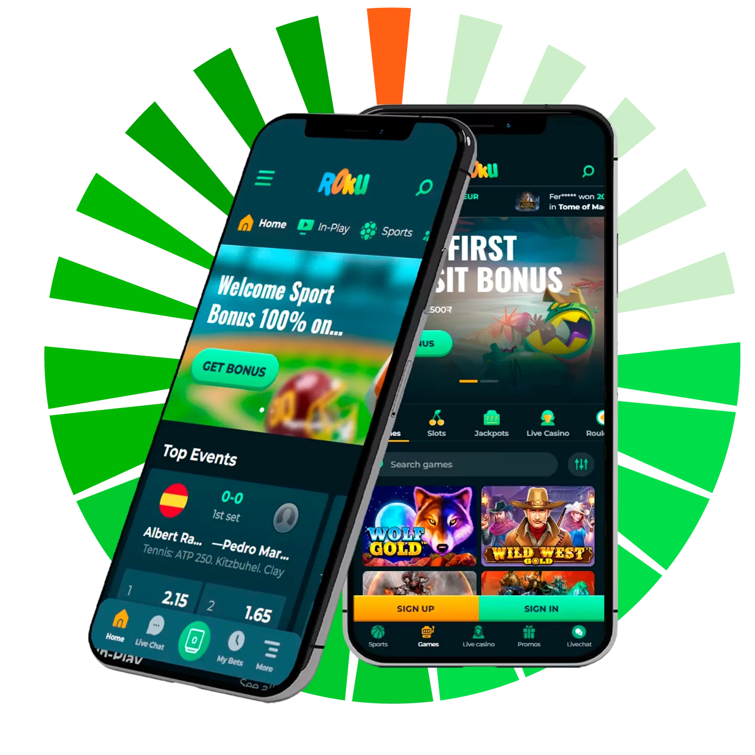 Download Rokubet app for Android and iOS.