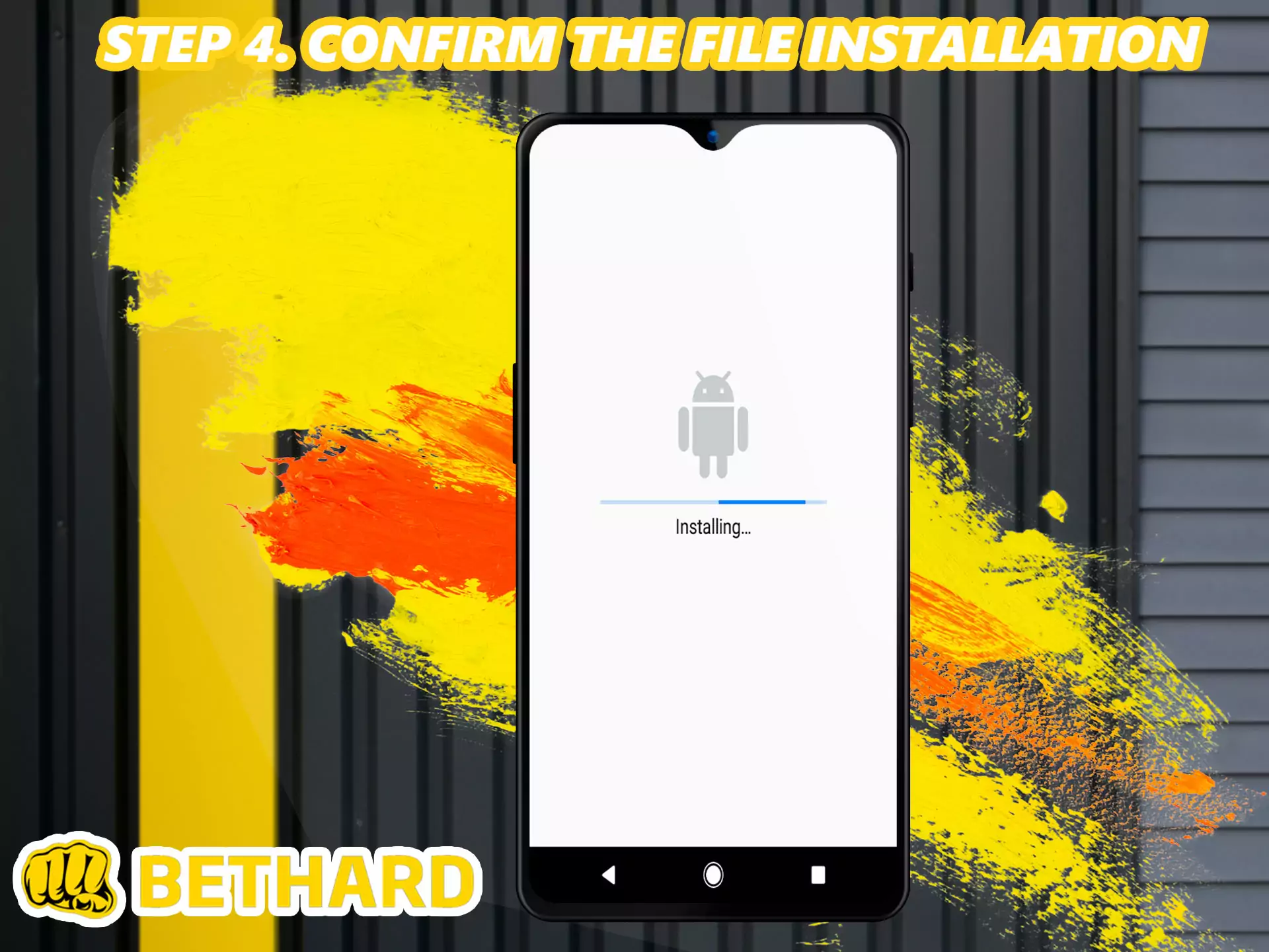 Run the previously downloaded setup file and wait for the installation process to complete.