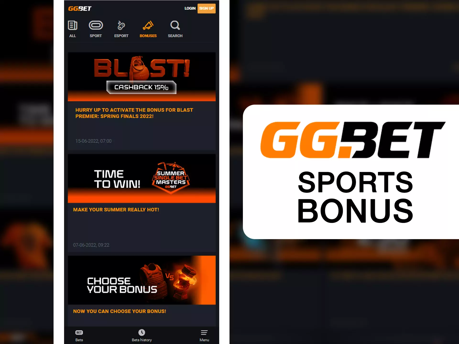 If you bet on sports at GGBet, you can claim your reward.
