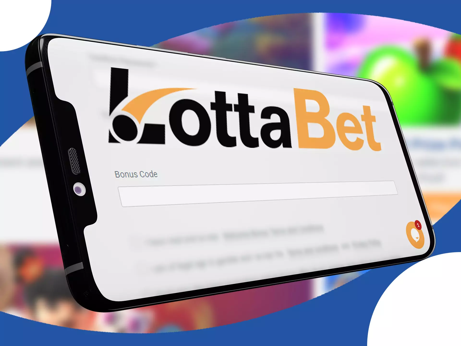 Use fresh betting promocodes in LottaBet app.