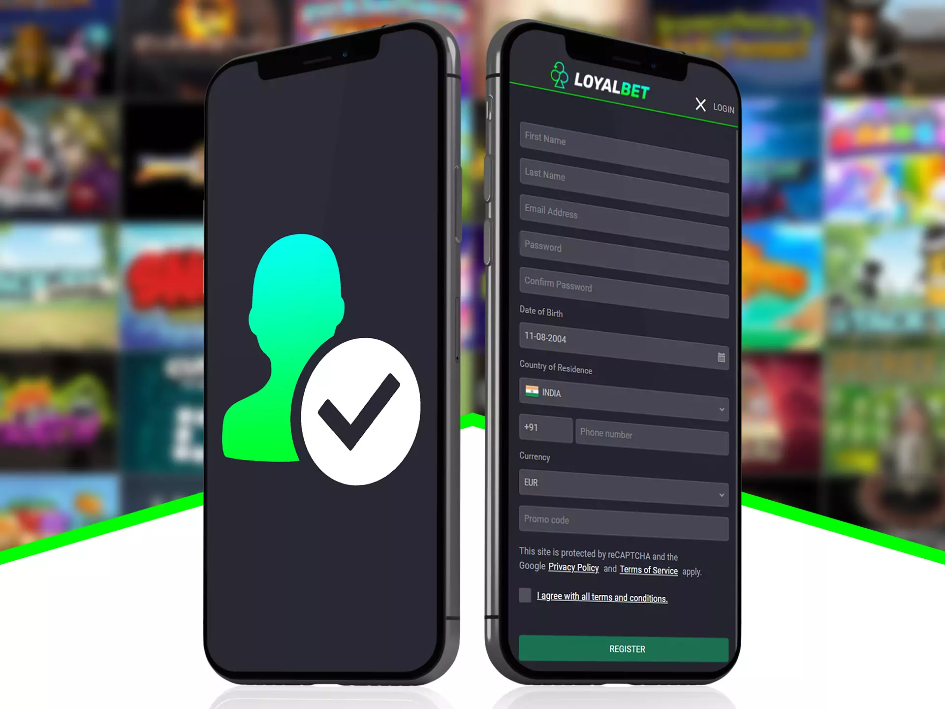 Verify your account for unlock all of the Loyalbet features.