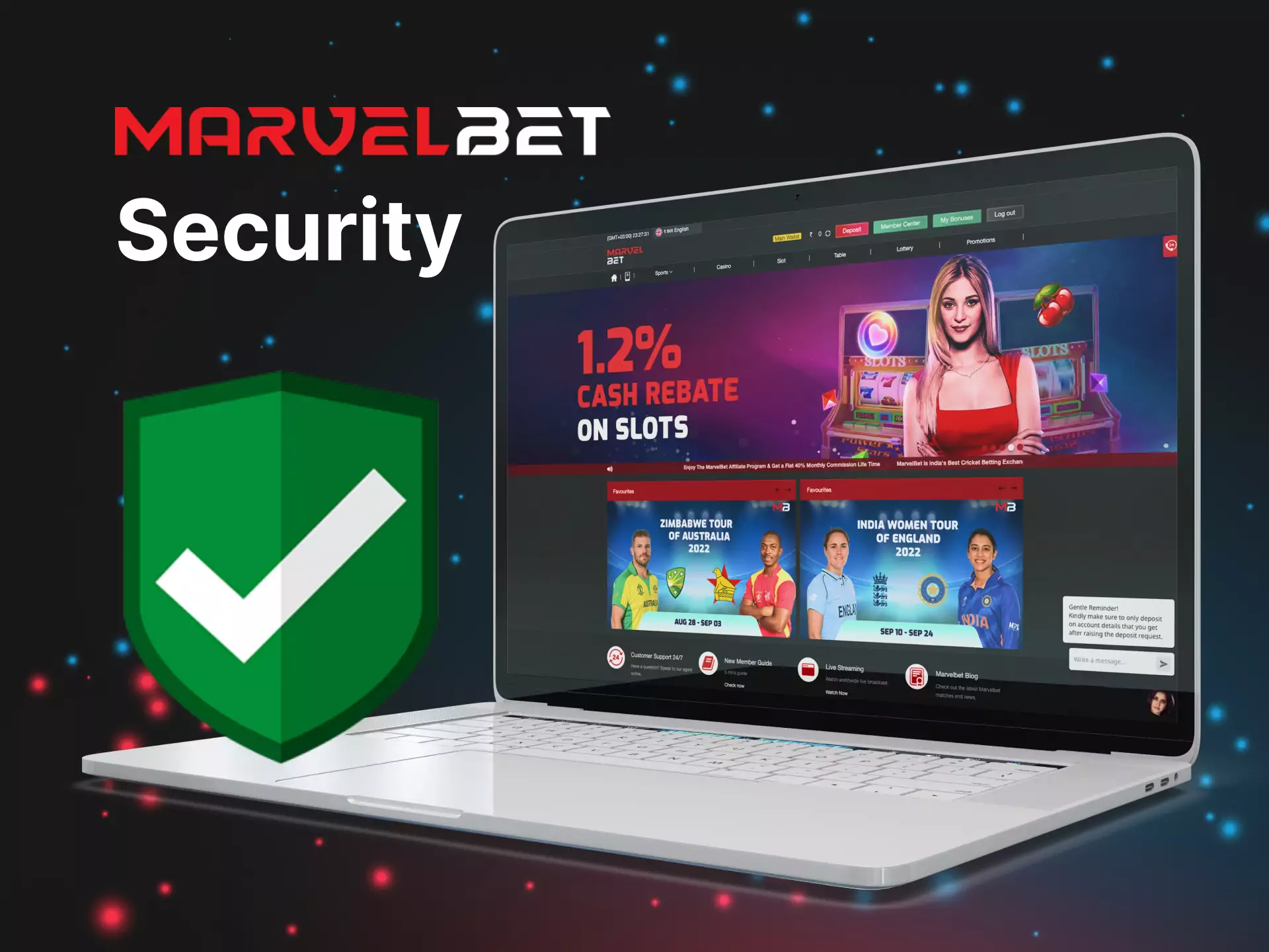 The Marvelbet official website works legally and is secure for users.