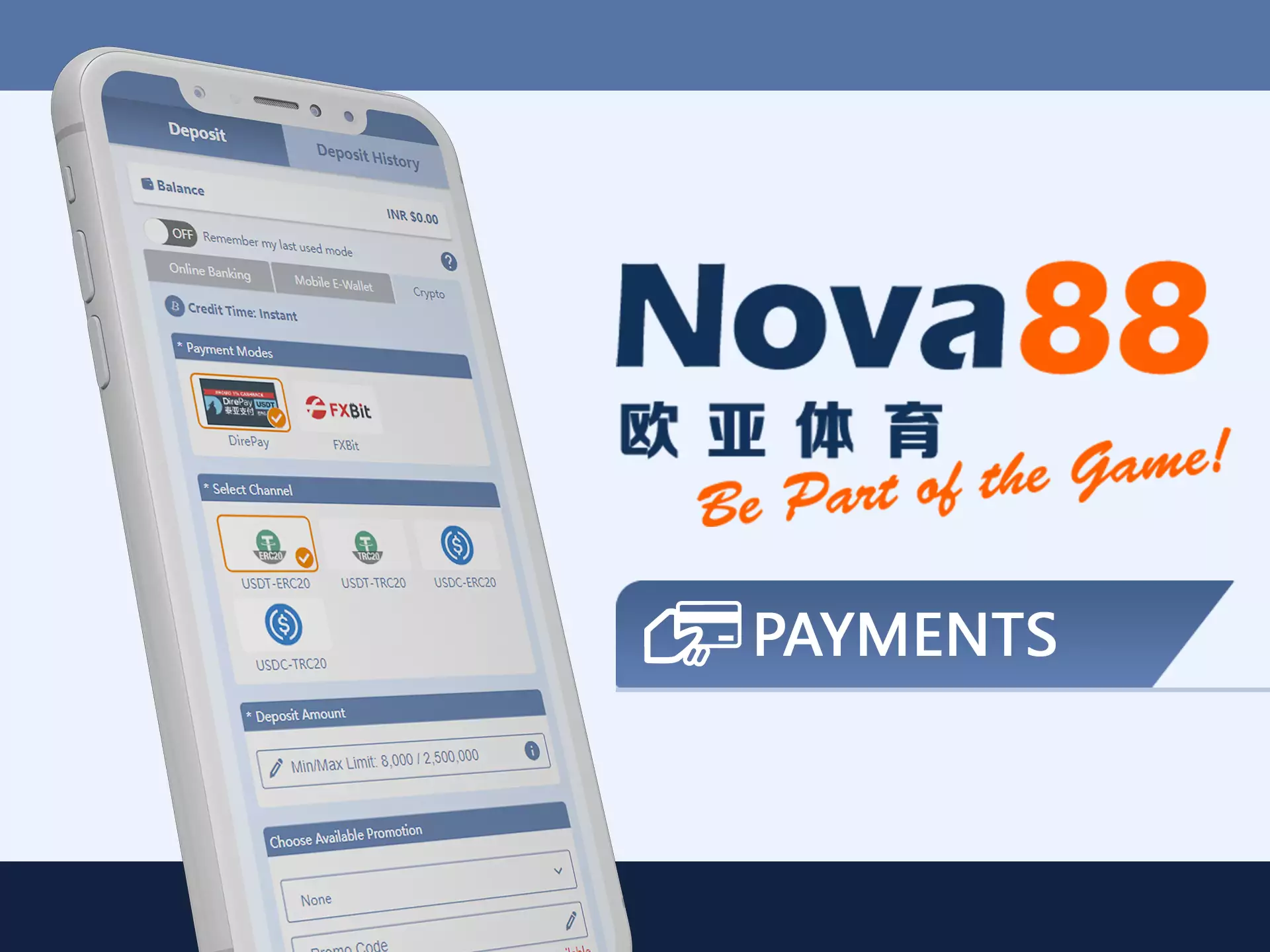 Check for best payment methods in Nova88 app.