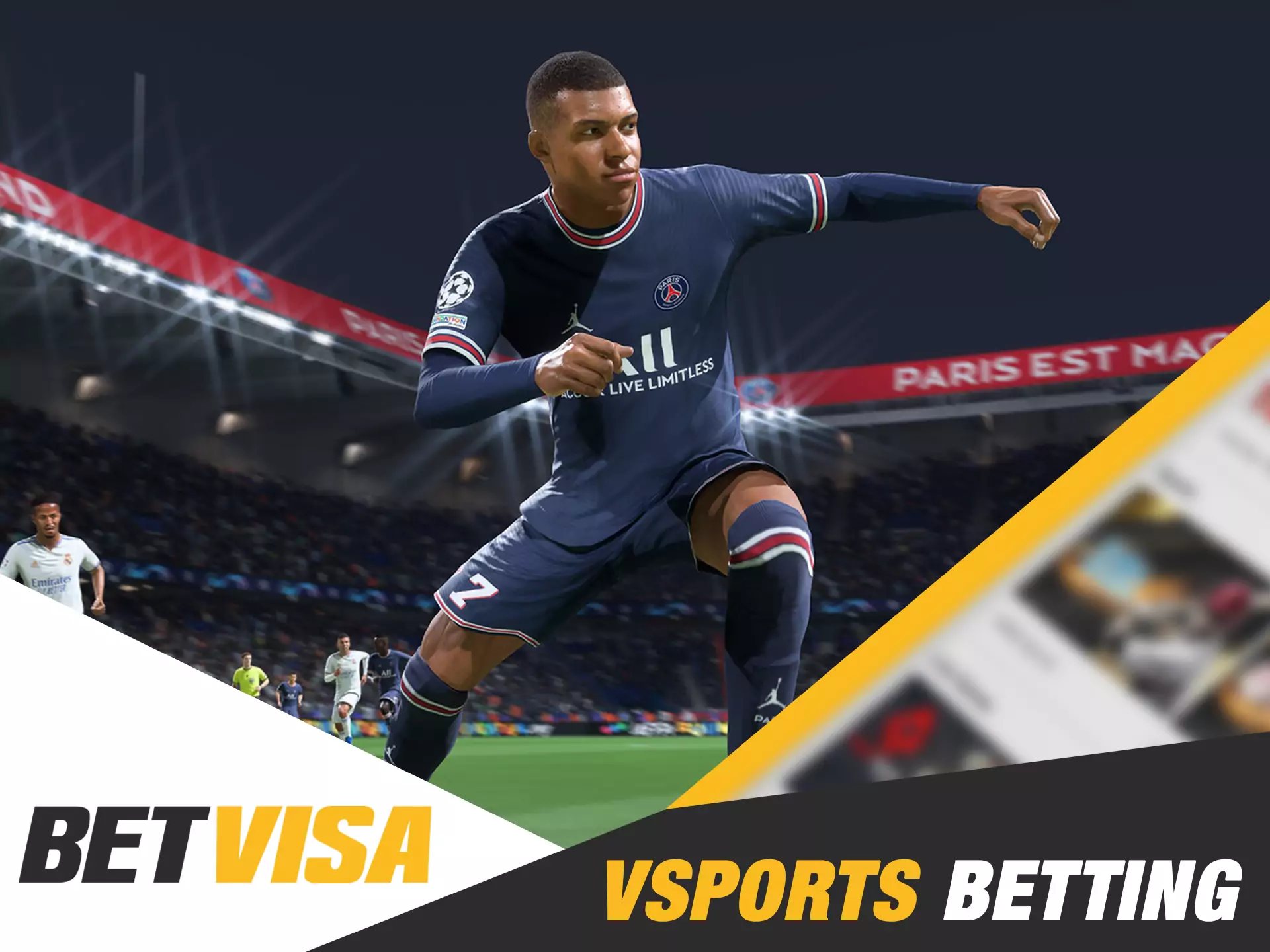 At Betvisa you can bet on virtual sports too.