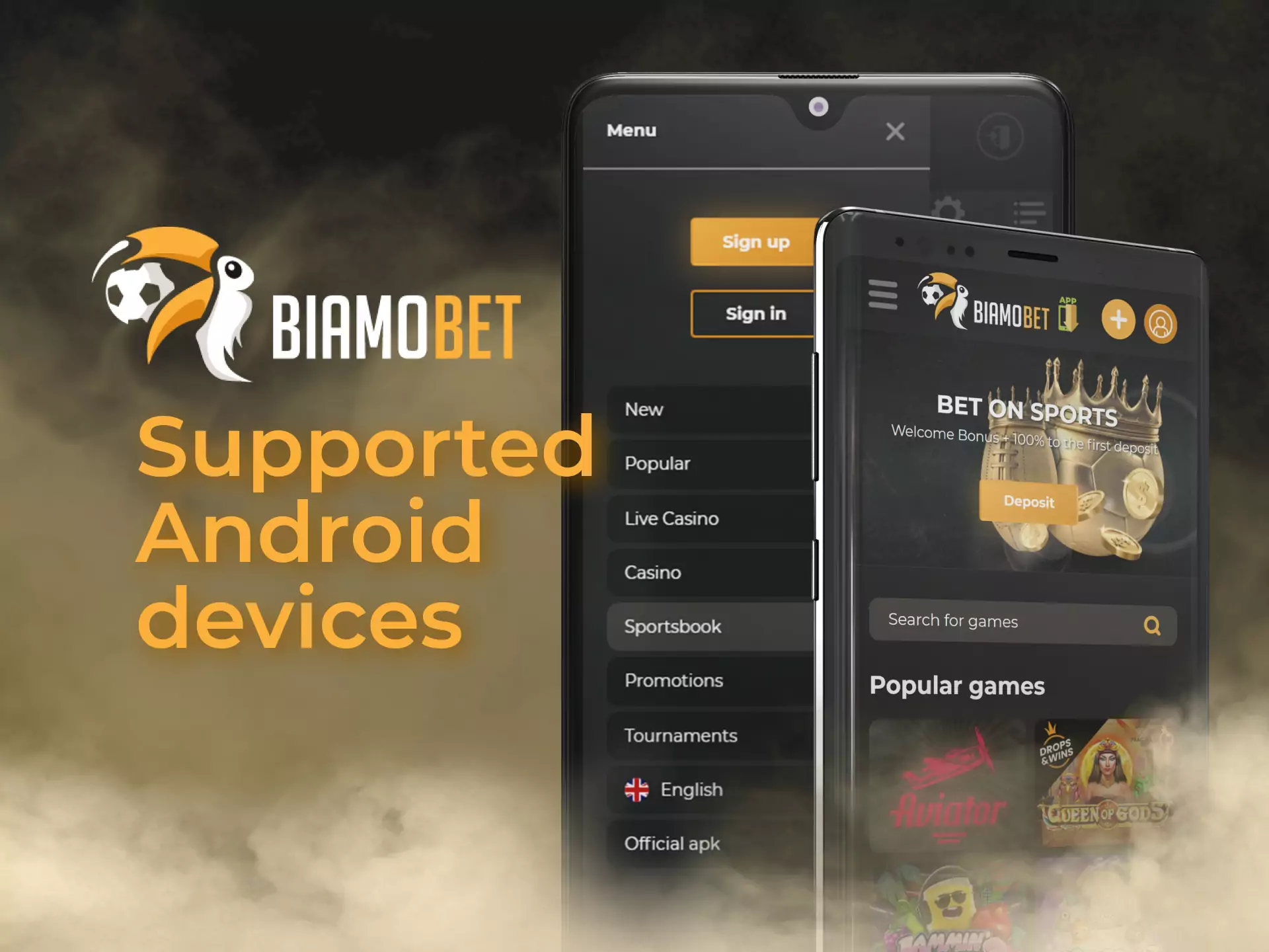 The Biamobet app works with no issues on any Android device.