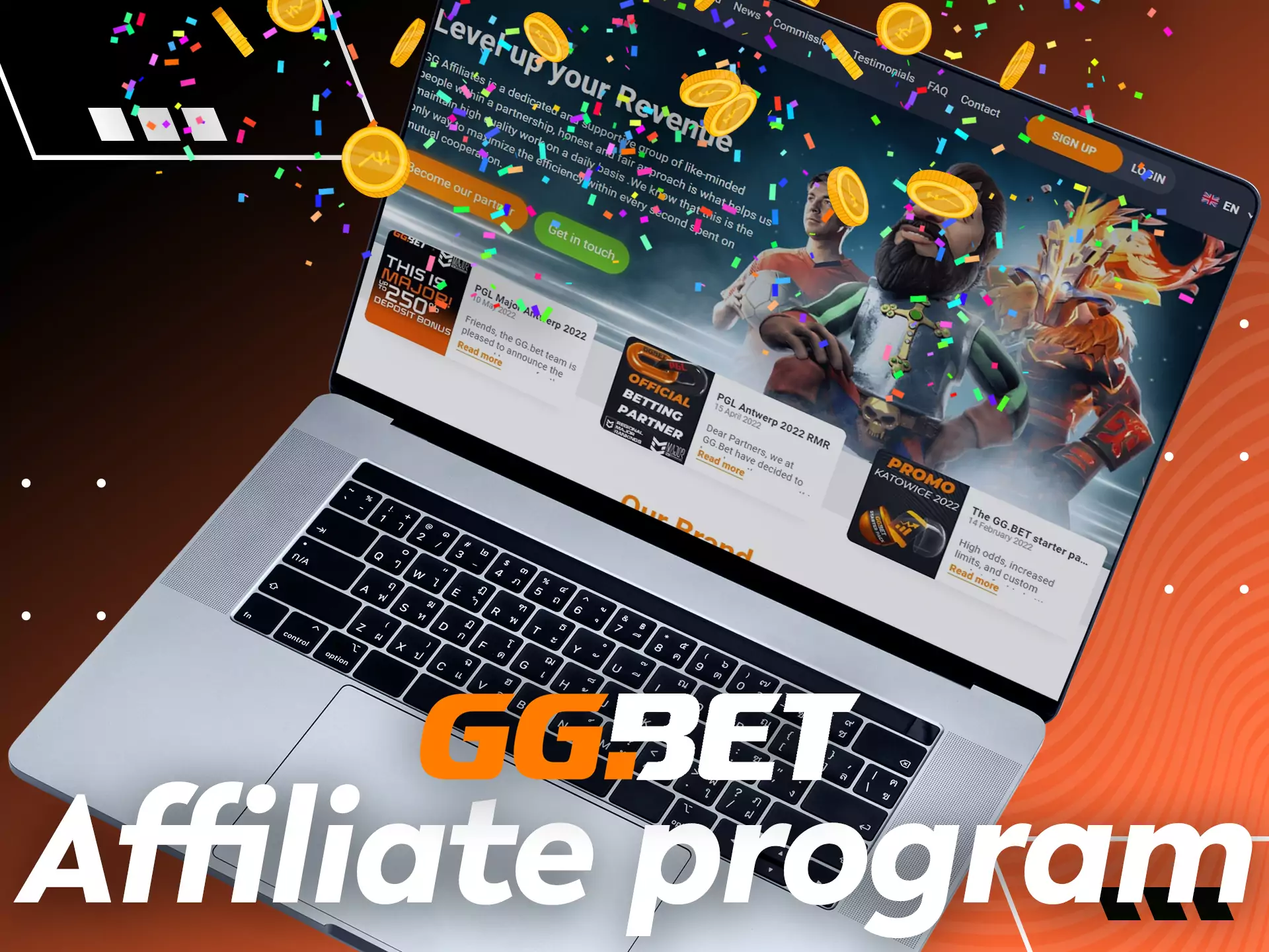 Join the GGBet affiliate program and get bonuses for inviting friends.