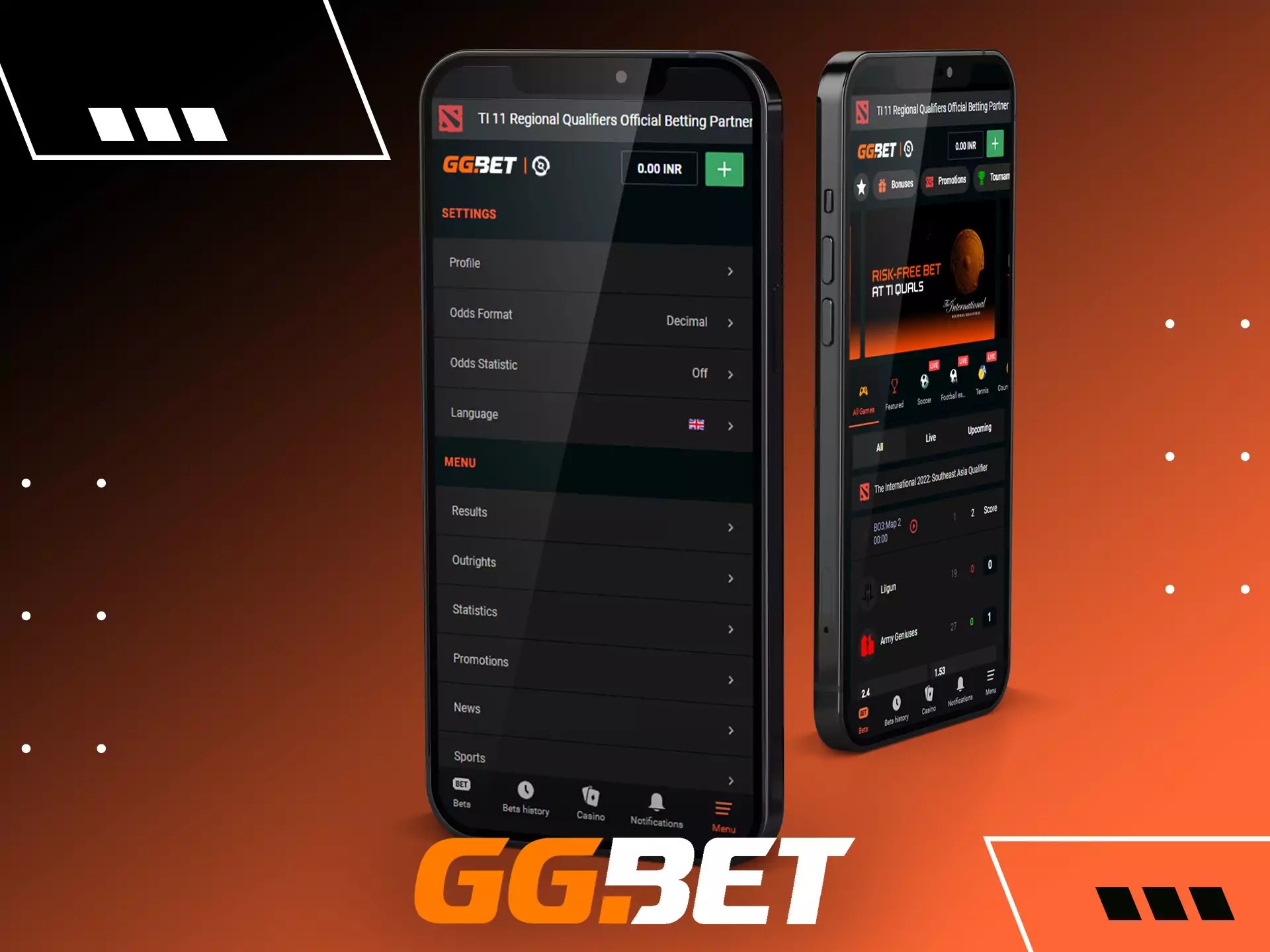 If you can't or don't want to install the GGBet app, use the mobile website.