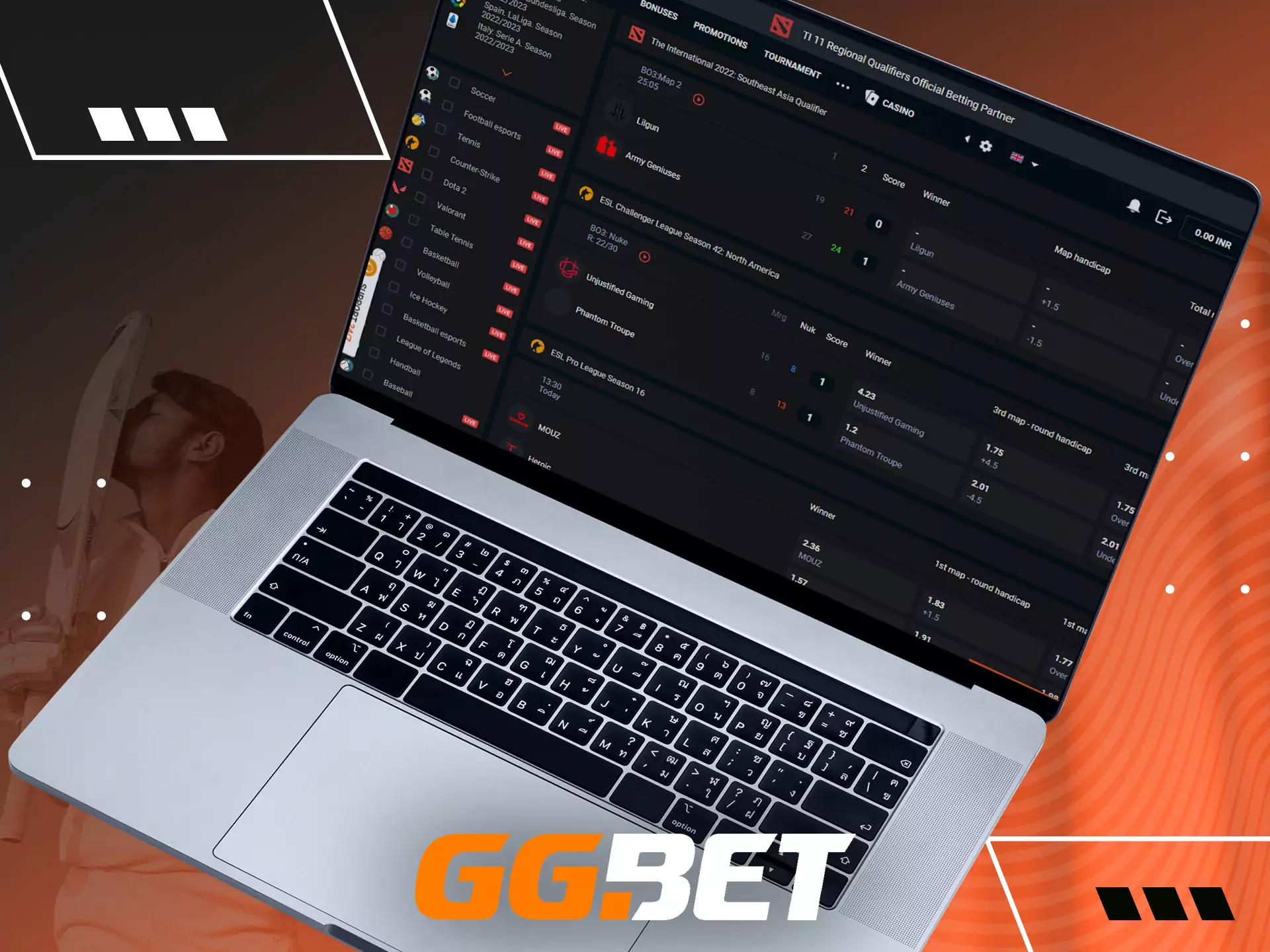 The GGBet official website works correctly on desktop and mobile devices.