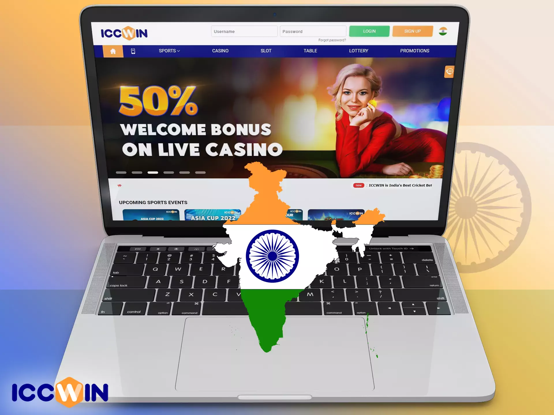 ICCWin is a safe and legal online bookmaker working with Indian players.