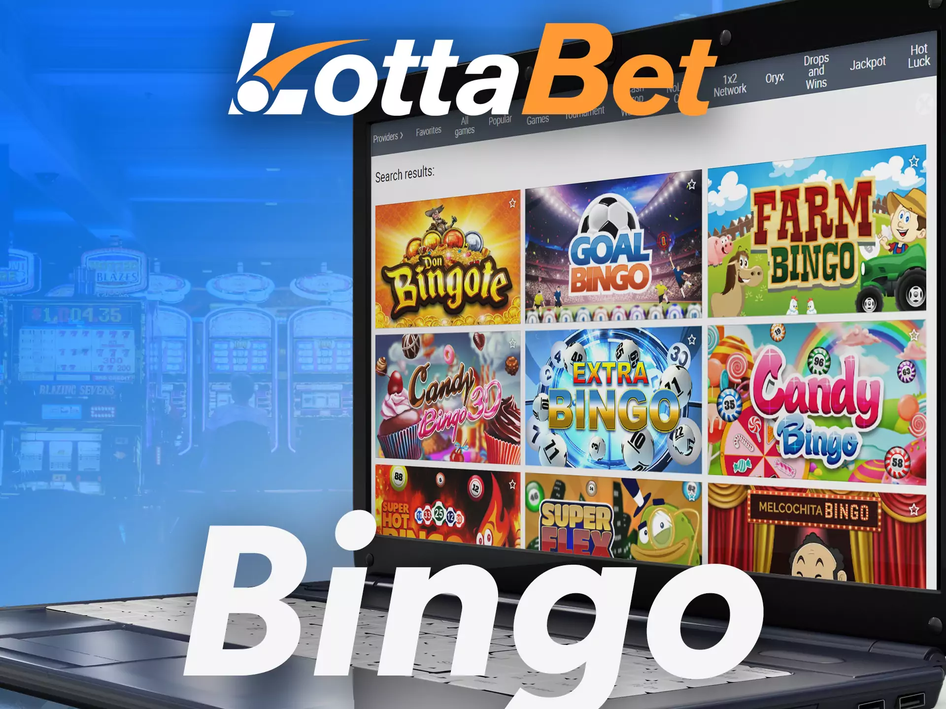 Another well-liked gambling game available on Lottabet is bingo.
