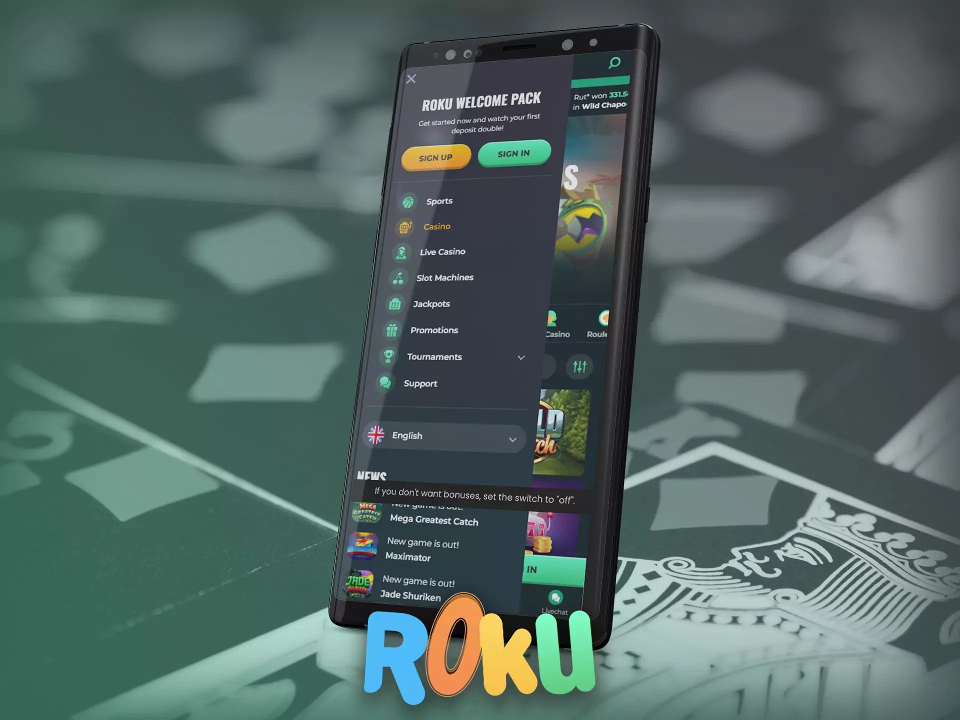Besides the Rokubet app, you can use the mobile version of the site.